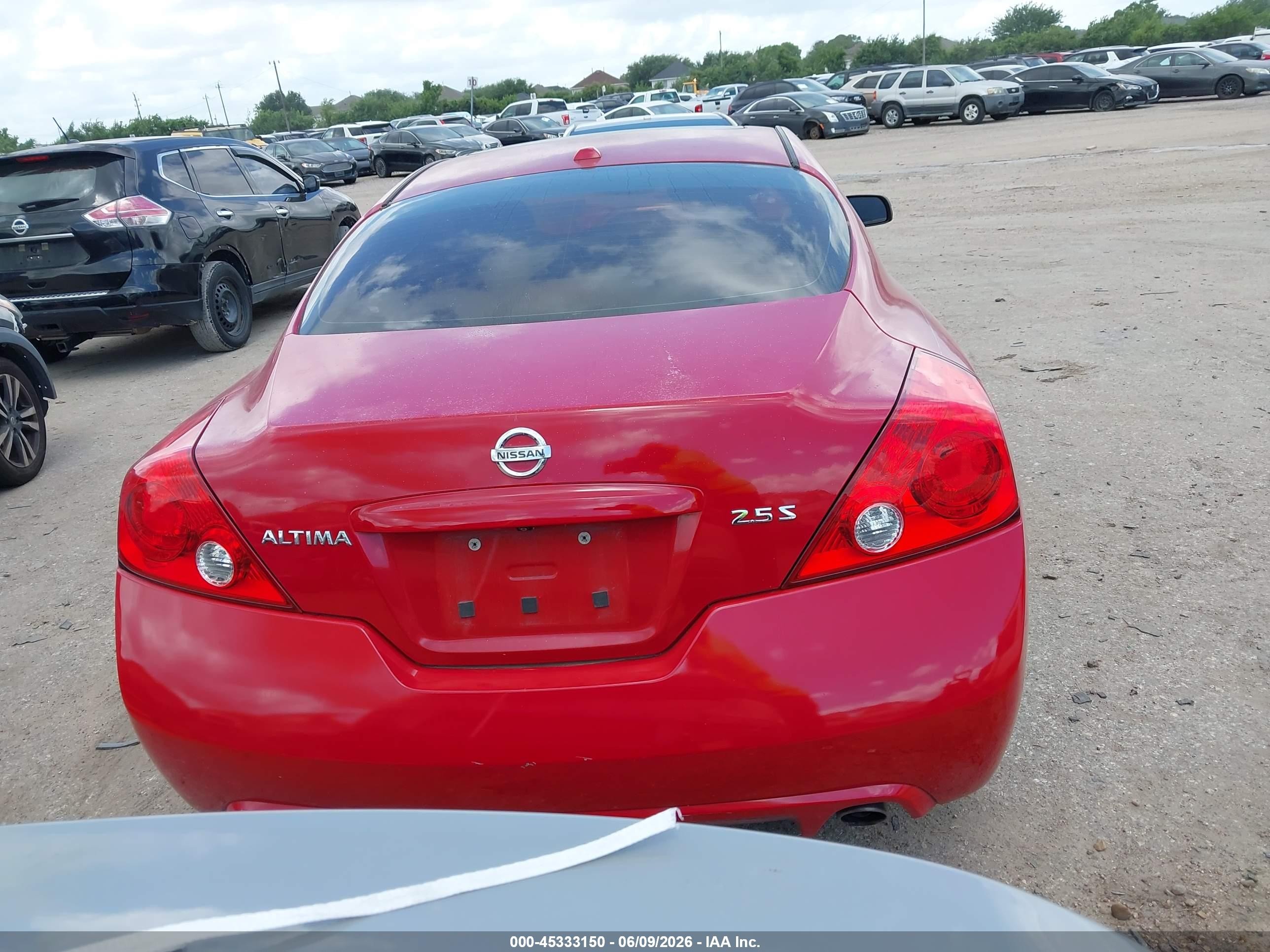2012 Nissan Altima 2.5 S Red vin: 1N4AL2EP2CC120095