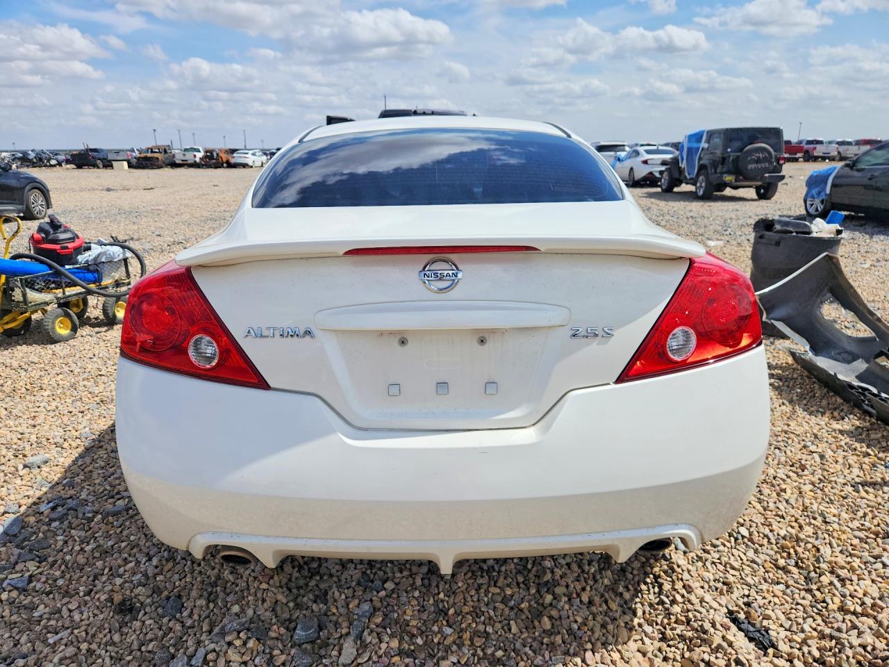 2012 Nissan Altima S White vin: 1N4AL2EP2CC182385
