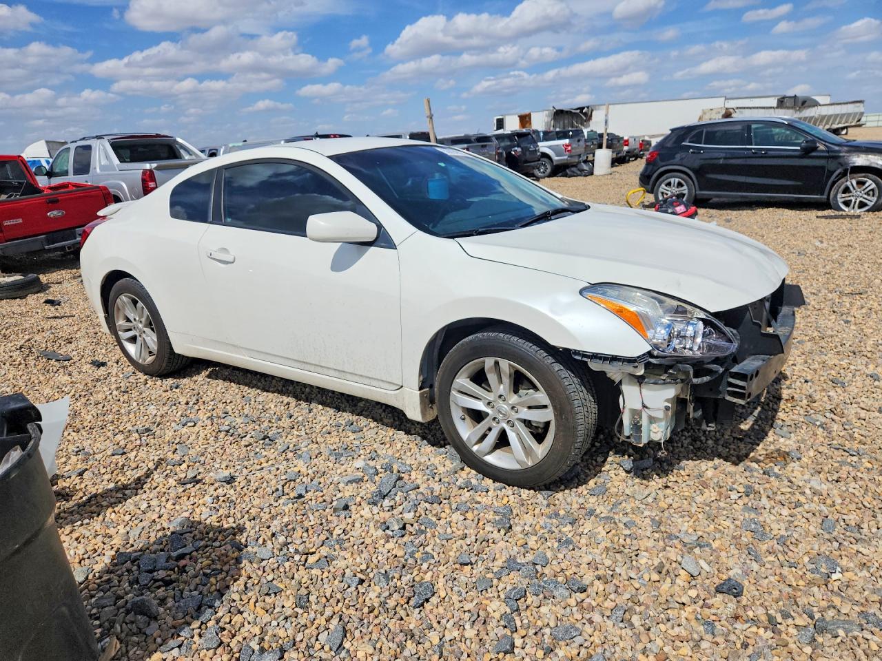 2012 Nissan Altima S White vin: 1N4AL2EP2CC182385