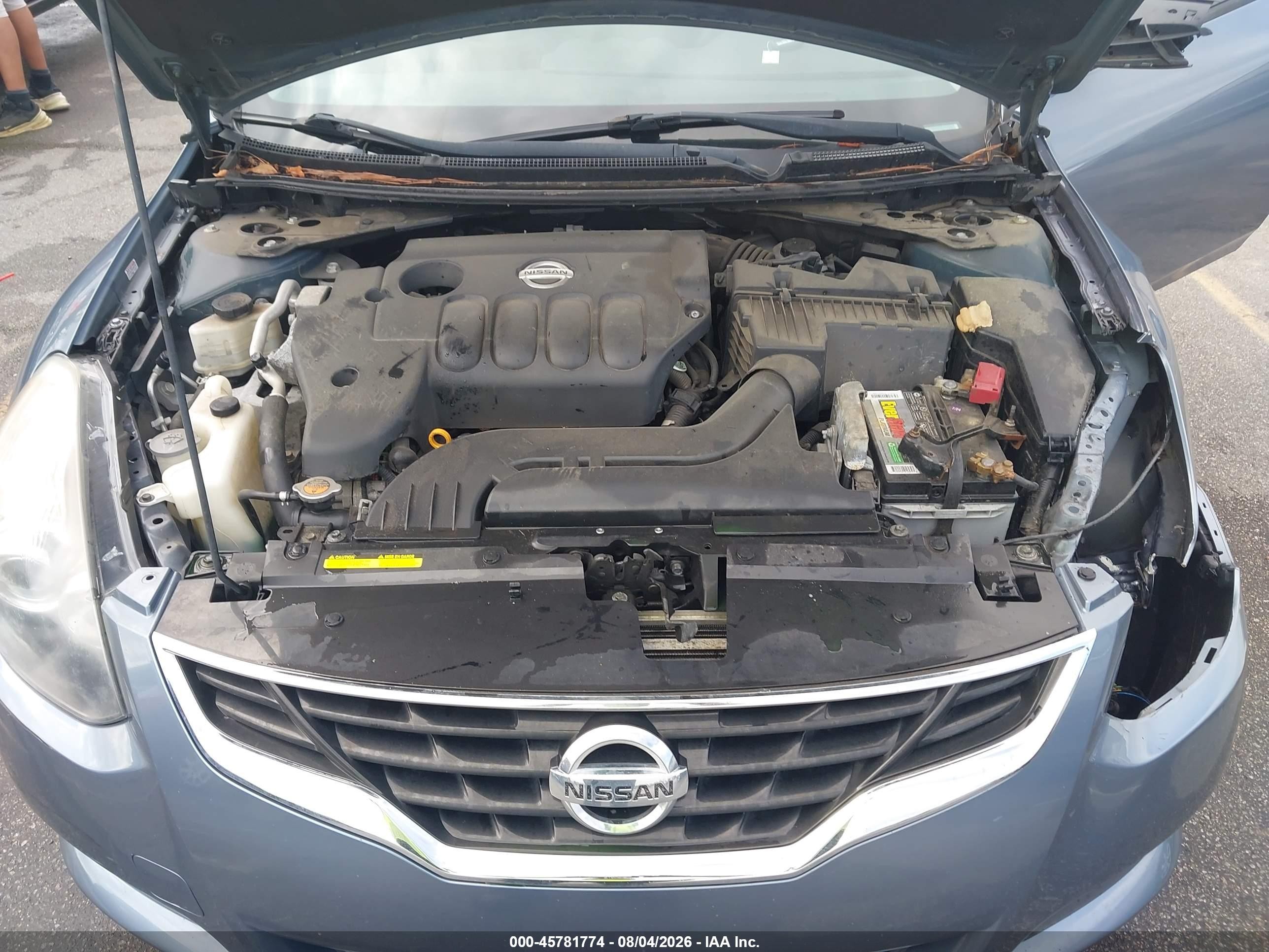 2012 Nissan Altima 2.5 S Blue vin: 1N4AL2EP2CC194262