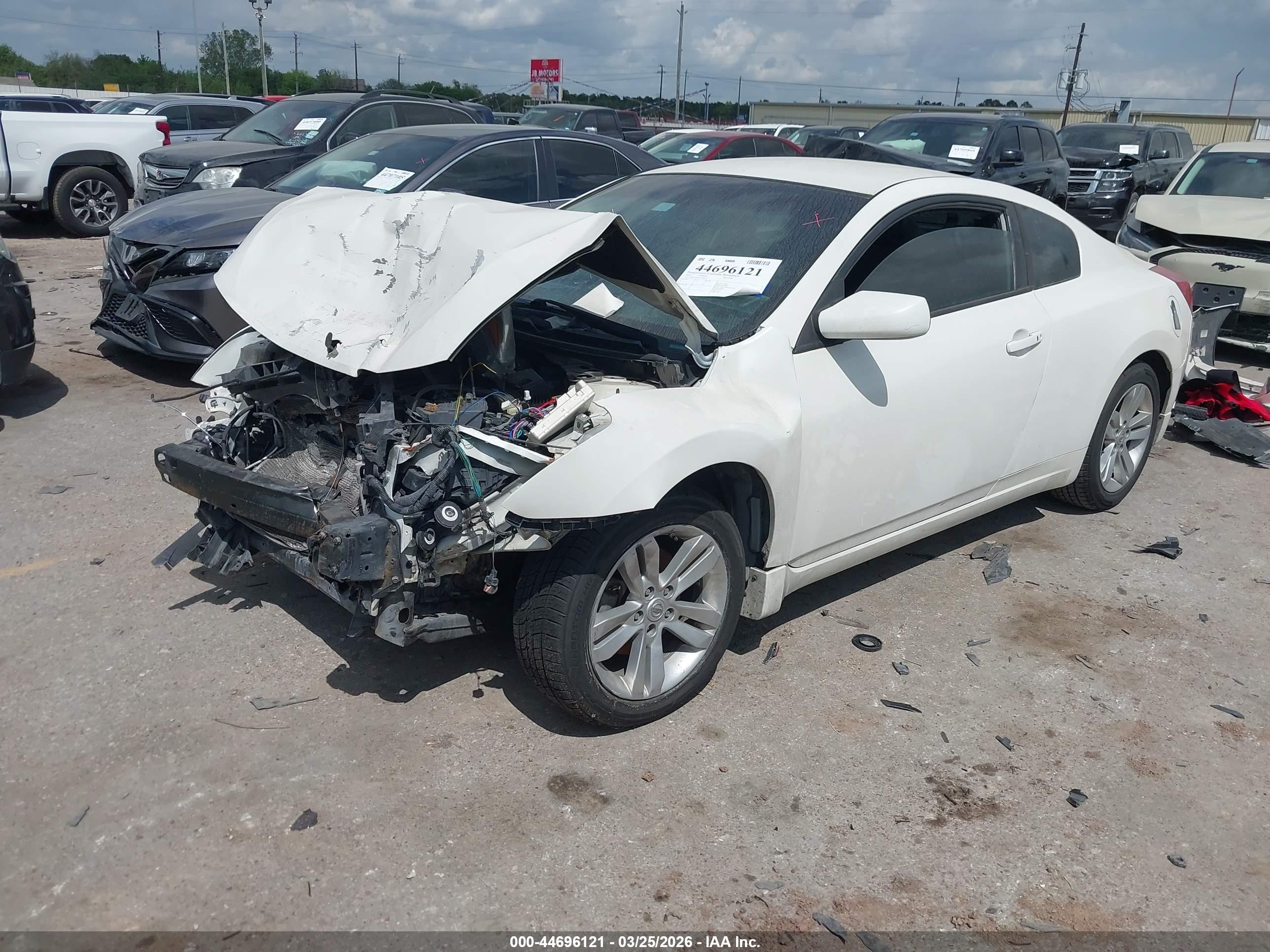 2012 Nissan Altima 2.5 S Белый vin: 1N4AL2EP2CC210203