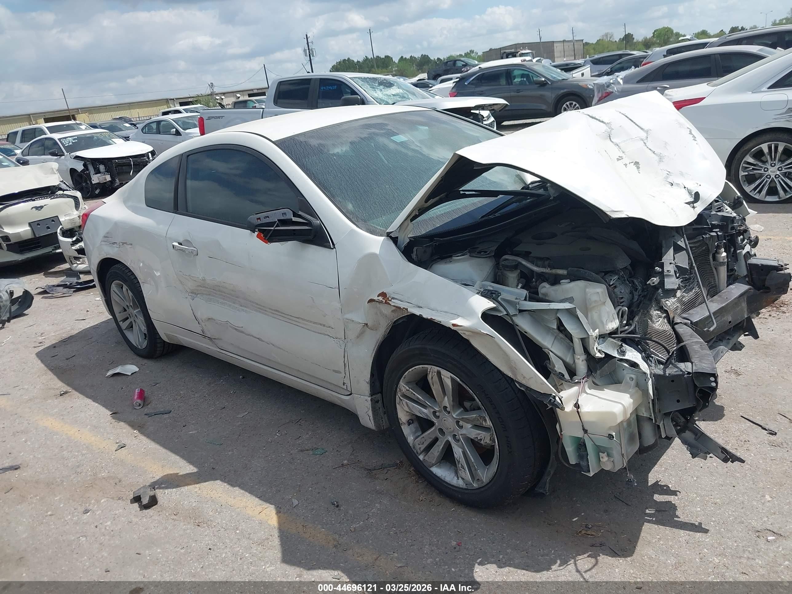 2012 Nissan Altima 2.5 S Белый vin: 1N4AL2EP2CC210203