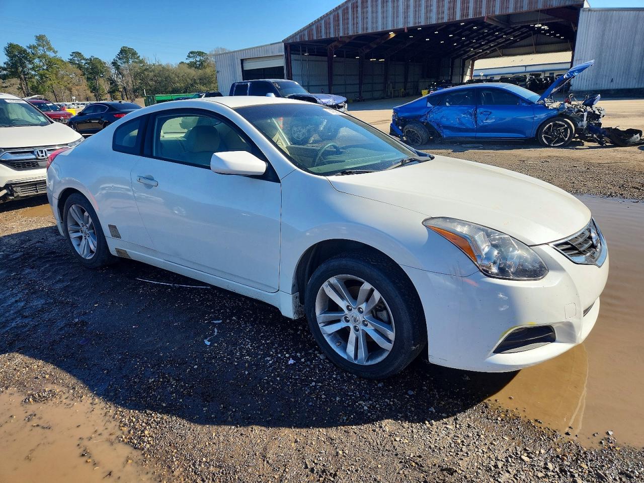 2012 Nissan Altima S White vin: 1N4AL2EP2CC218883