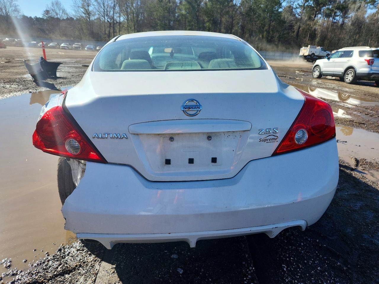 2012 Nissan Altima S White vin: 1N4AL2EP2CC218883