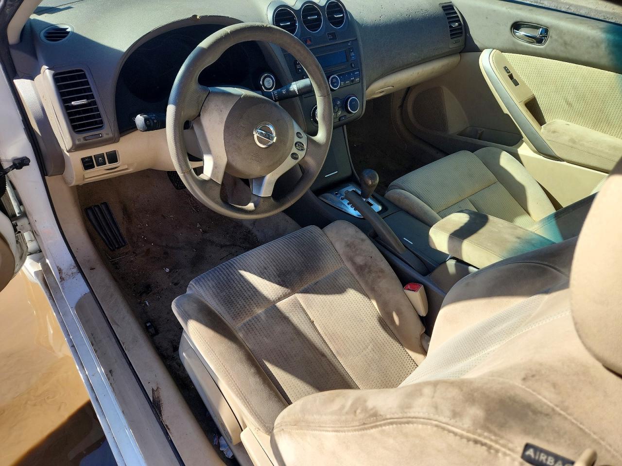 2012 Nissan Altima S White vin: 1N4AL2EP2CC218883