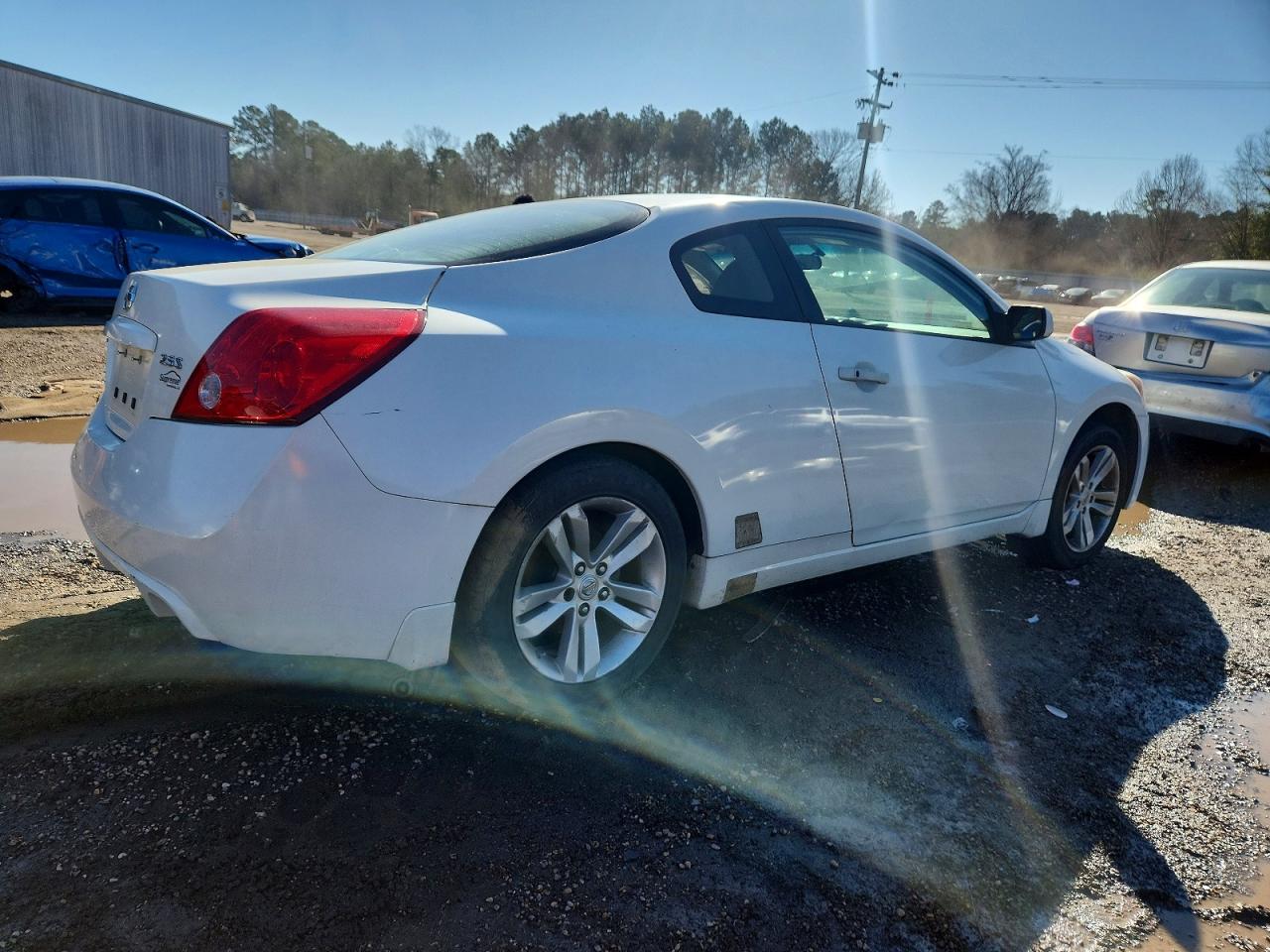 2012 Nissan Altima S White vin: 1N4AL2EP2CC218883