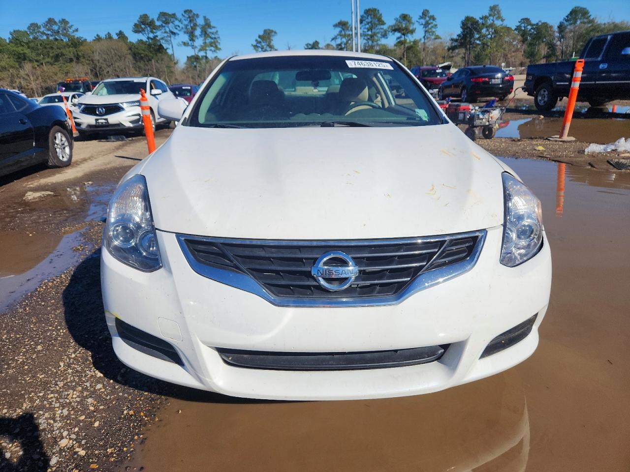 2012 Nissan Altima S White vin: 1N4AL2EP2CC218883