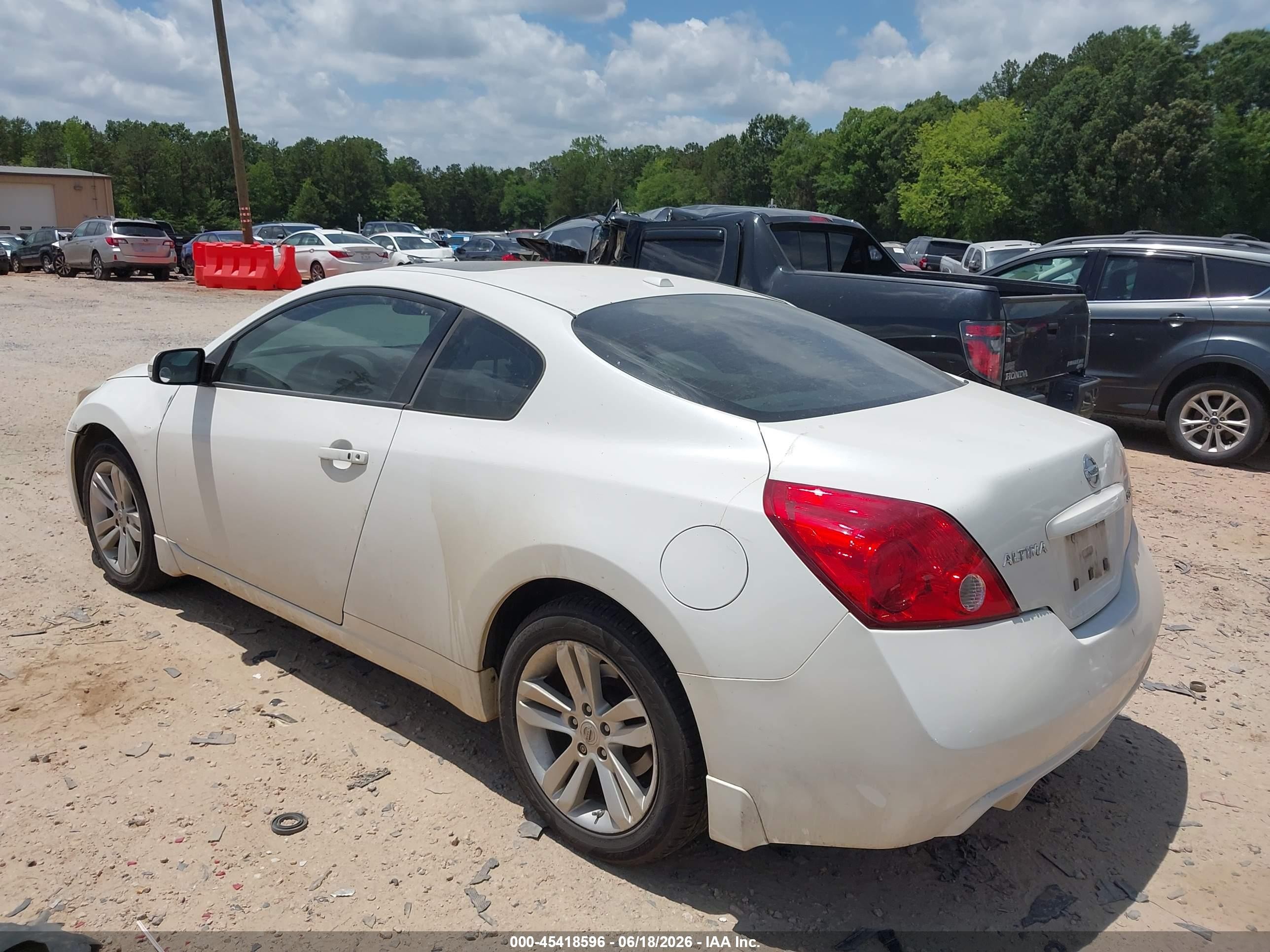 2012 Nissan Altima 2.5 S White vin: 1N4AL2EP2CC222481