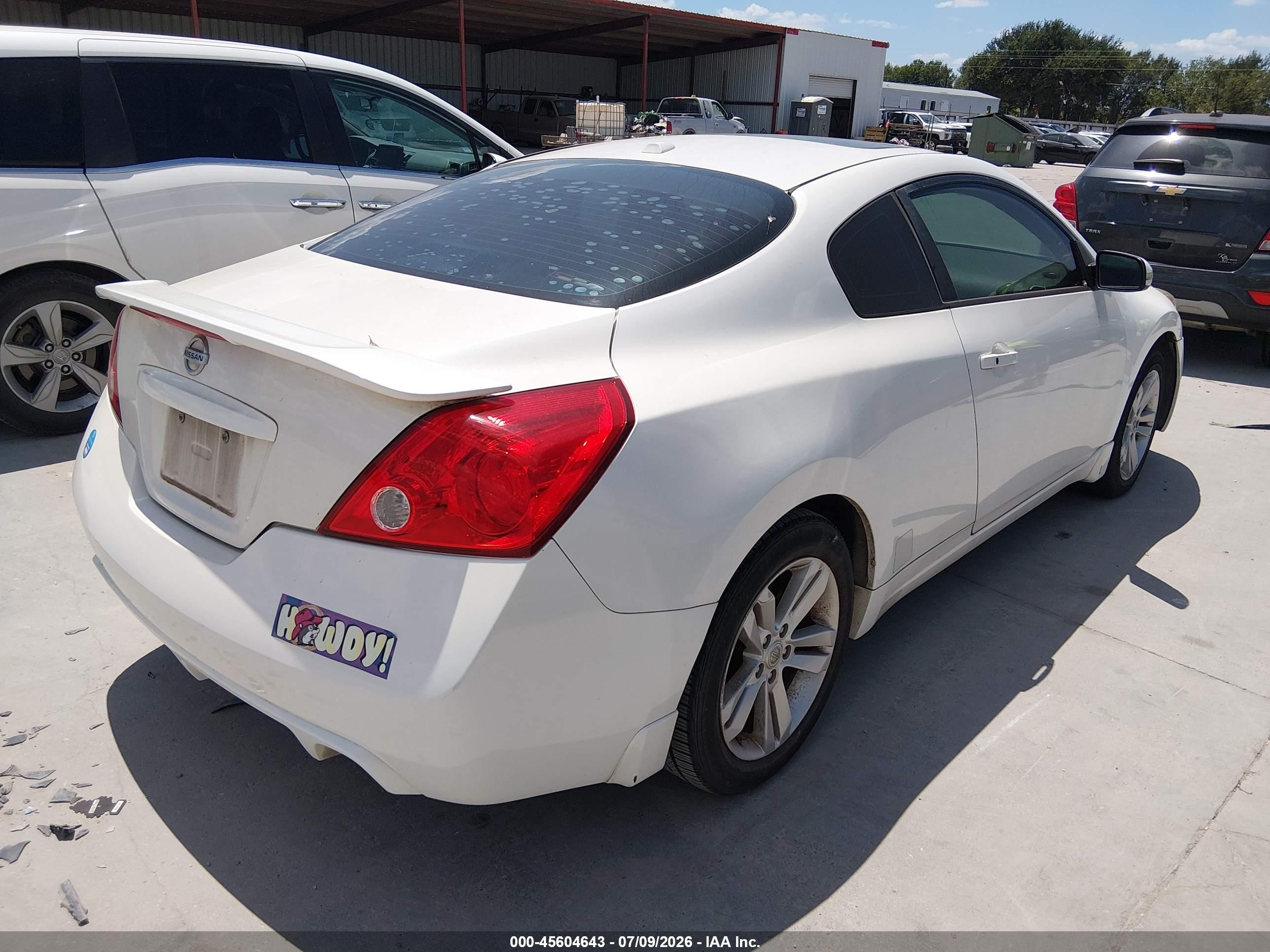 2012 Nissan Altima 2.5 S White vin: 1N4AL2EP2CC260972