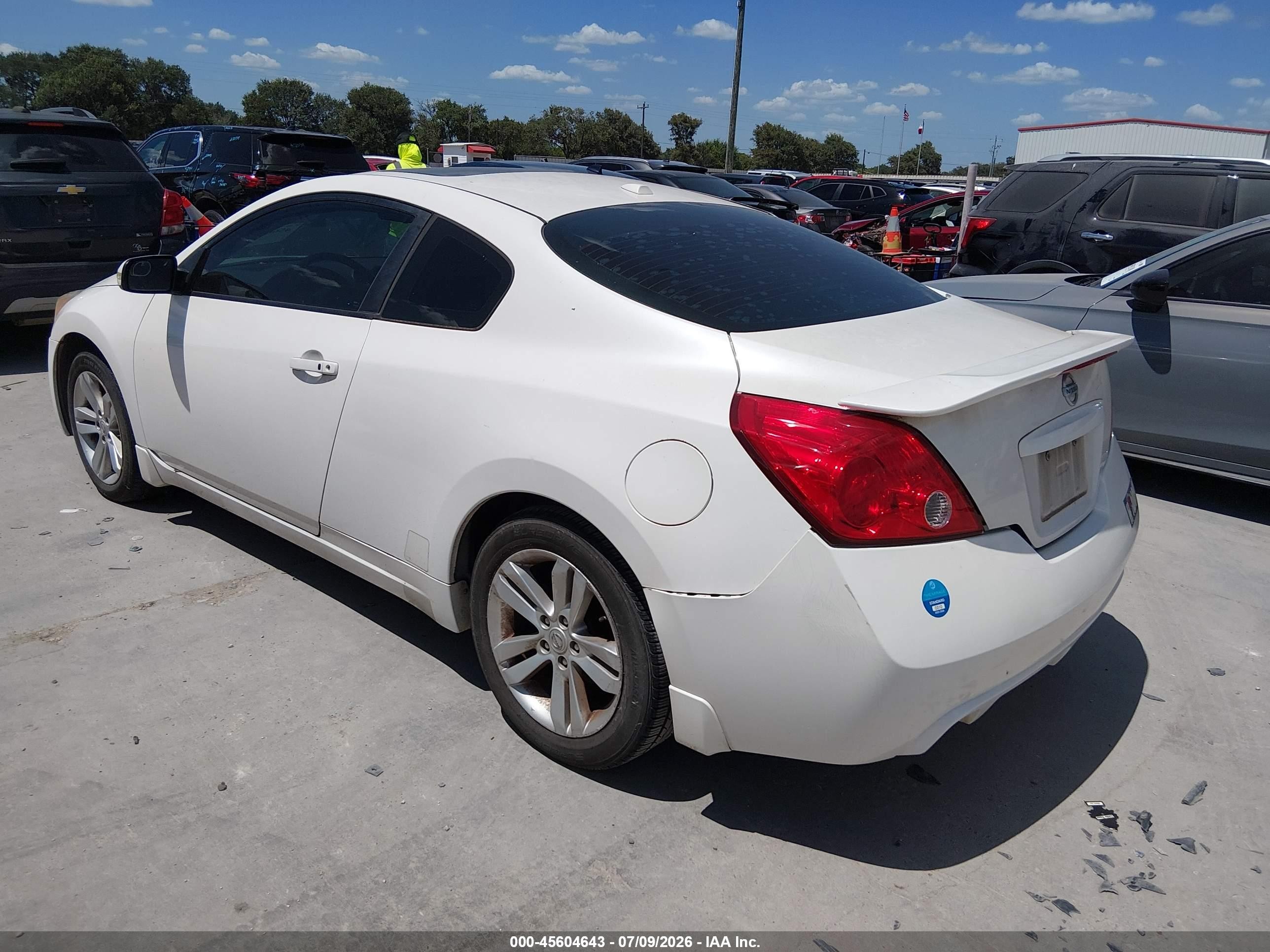 2012 Nissan Altima 2.5 S White vin: 1N4AL2EP2CC260972