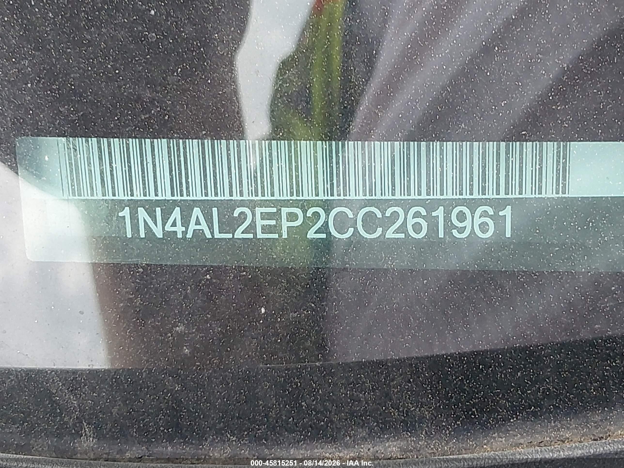 2012 Nissan Altima 2.5 S Navy vin: 1N4AL2EP2CC261961