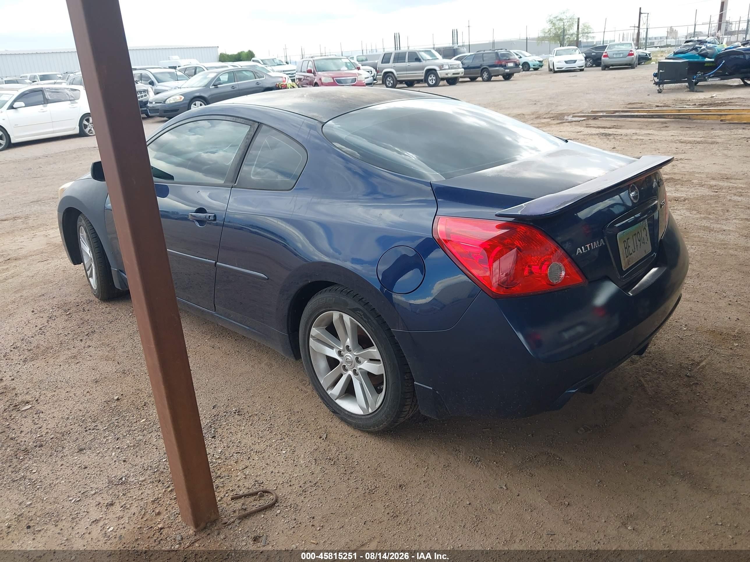 2012 Nissan Altima 2.5 S Navy vin: 1N4AL2EP2CC261961