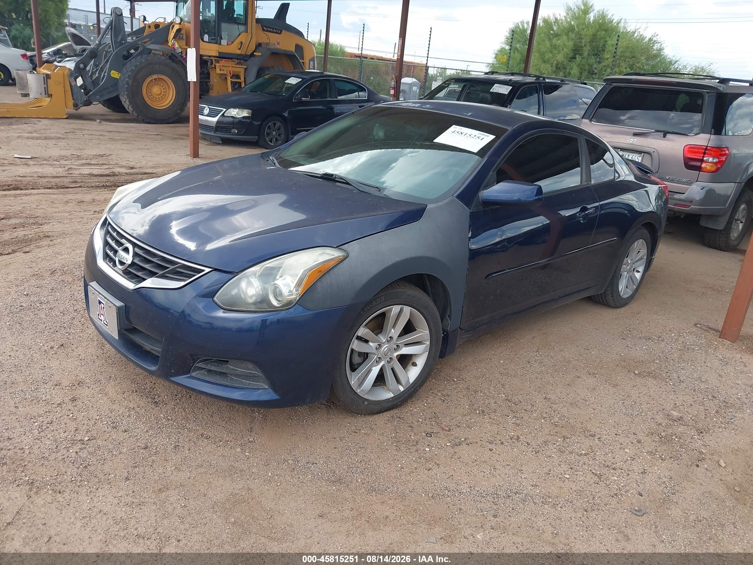 2012 Nissan Altima 2.5 S Navy vin: 1N4AL2EP2CC261961