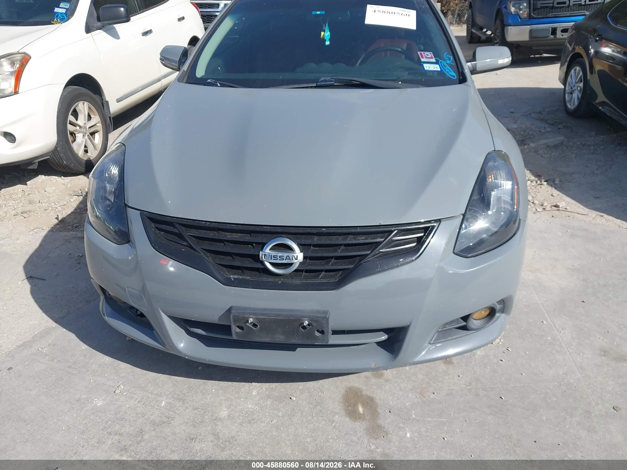 2012 Nissan Altima 2.5 S Gray vin: 1N4AL2EP2CC264570