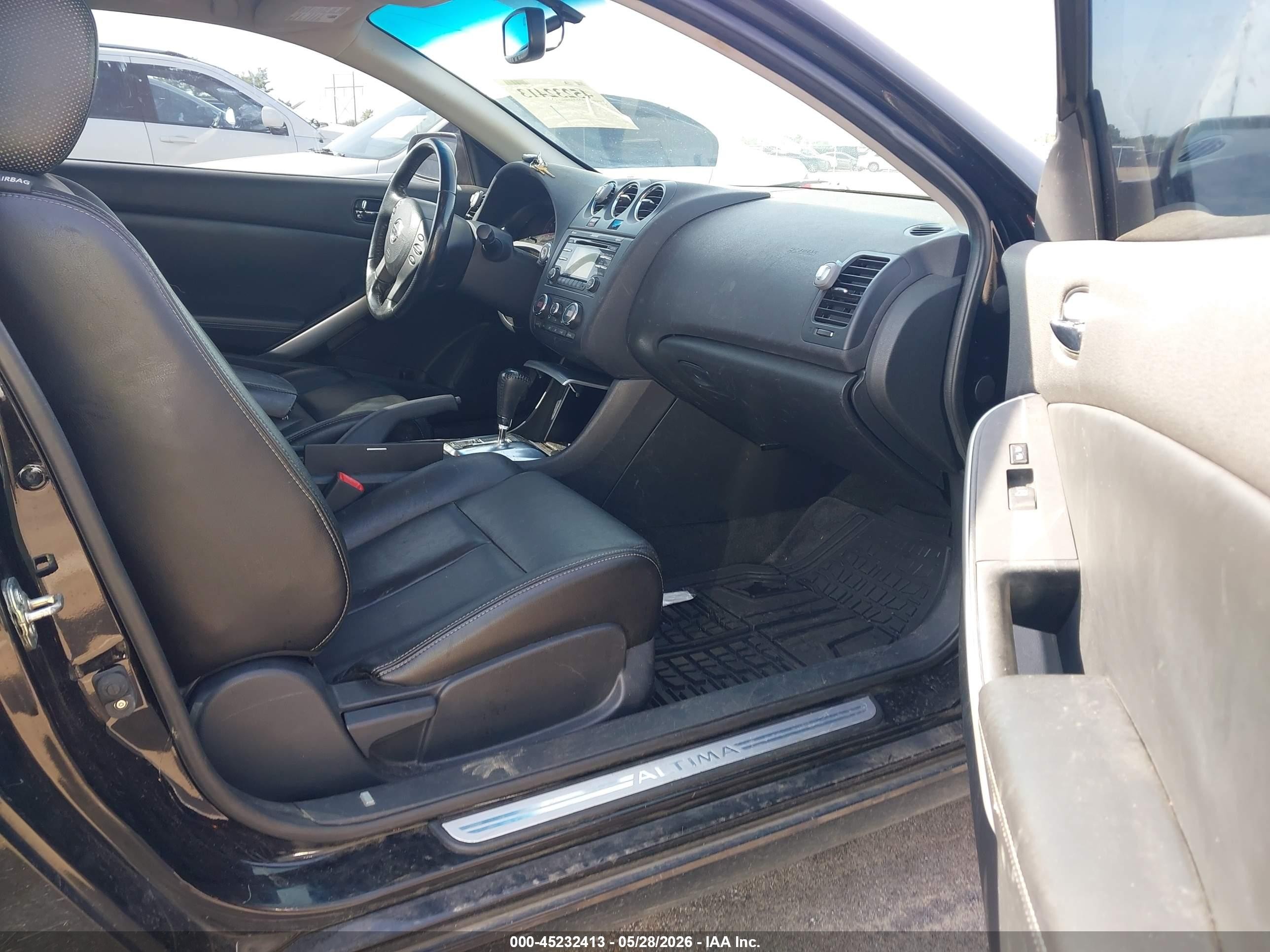 2013 Nissan Altima 2.5 S Black vin: 1N4AL2EP2DC128683
