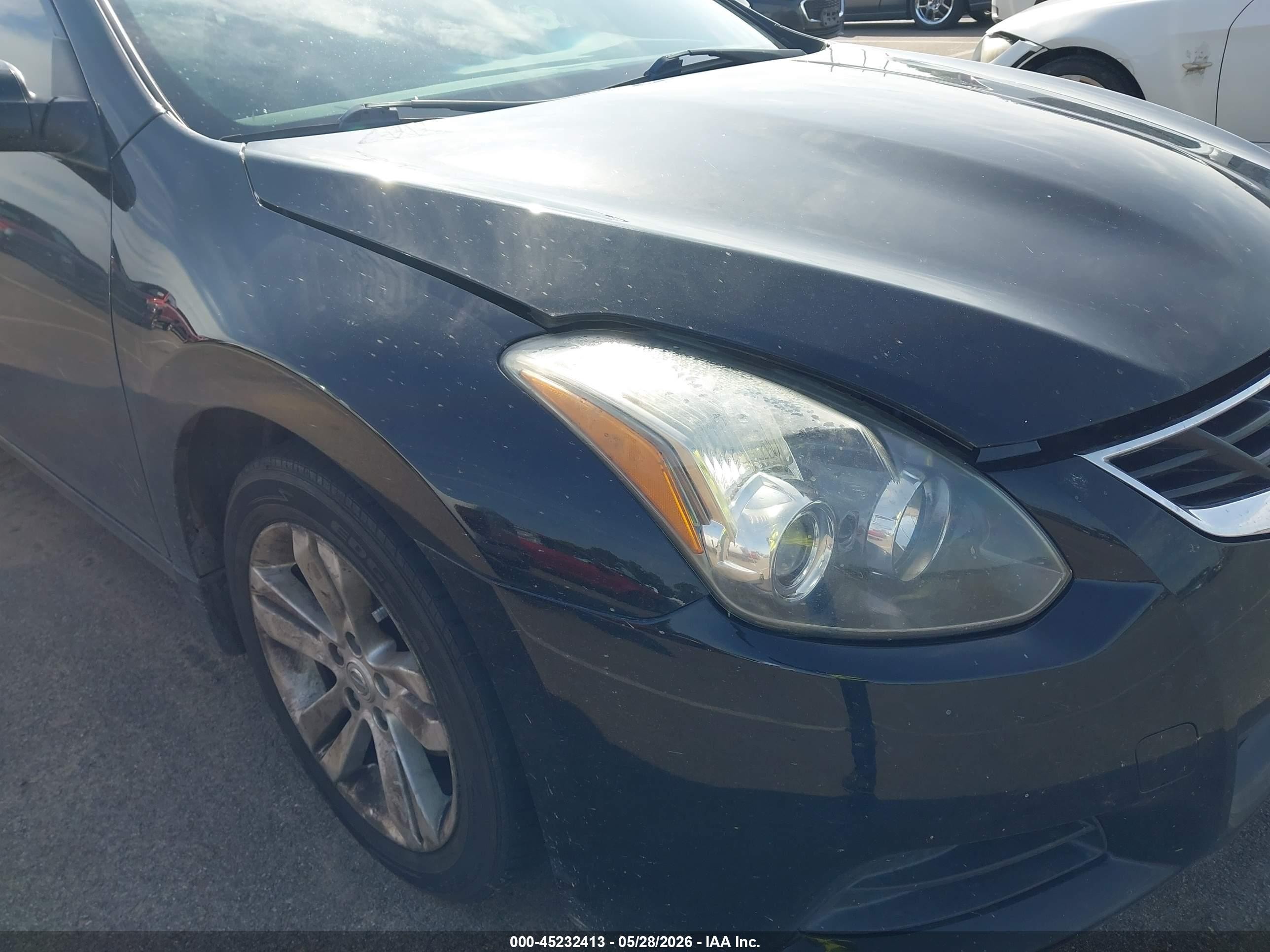 2013 Nissan Altima 2.5 S Black vin: 1N4AL2EP2DC128683