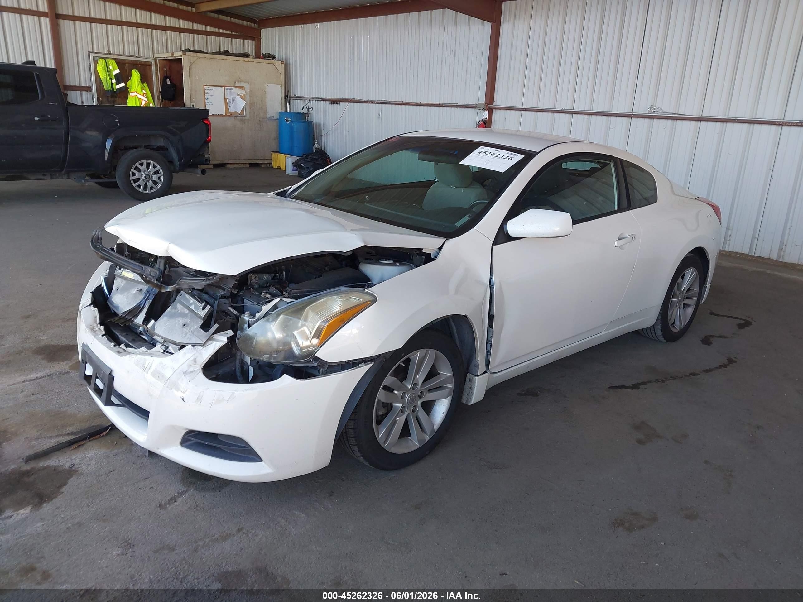 2013 Nissan Altima 2.5 S White vin: 1N4AL2EP2DC904438