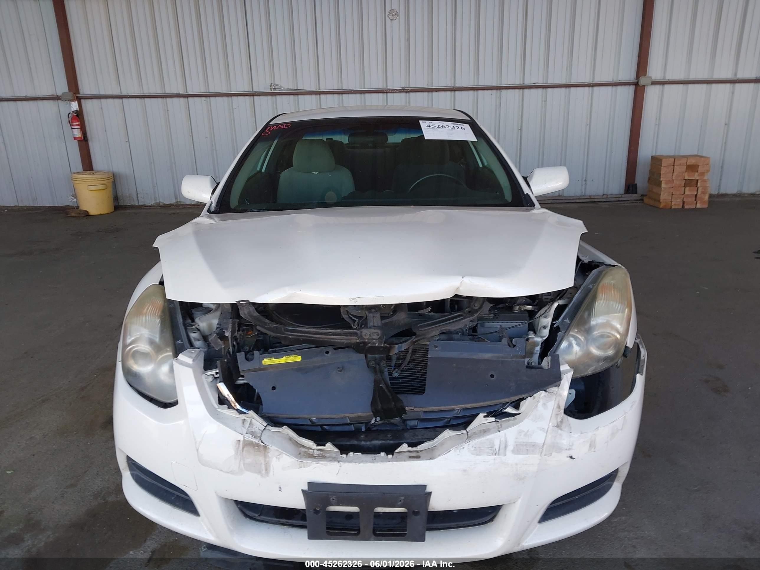 2013 Nissan Altima 2.5 S White vin: 1N4AL2EP2DC904438