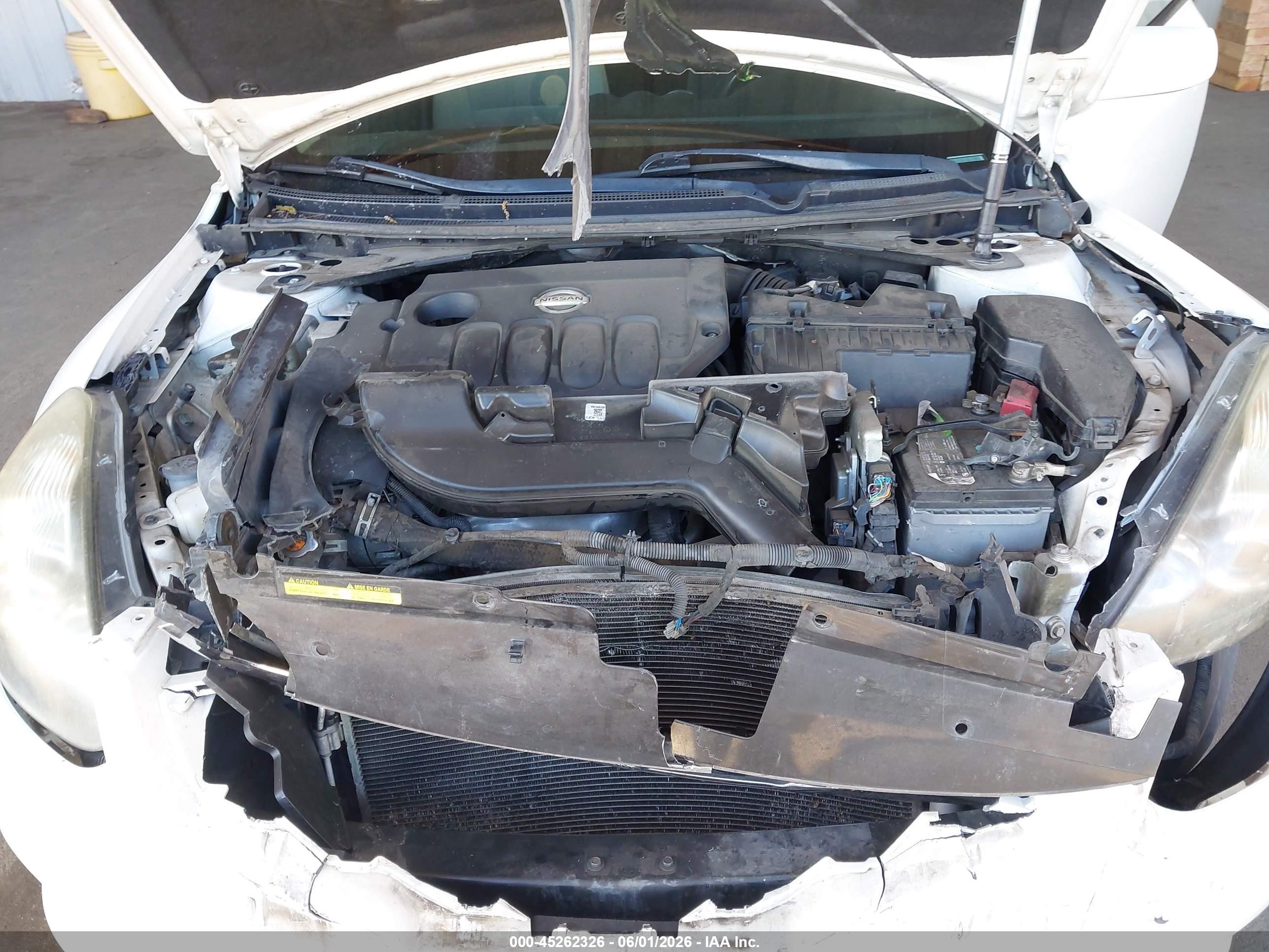 2013 Nissan Altima 2.5 S White vin: 1N4AL2EP2DC904438