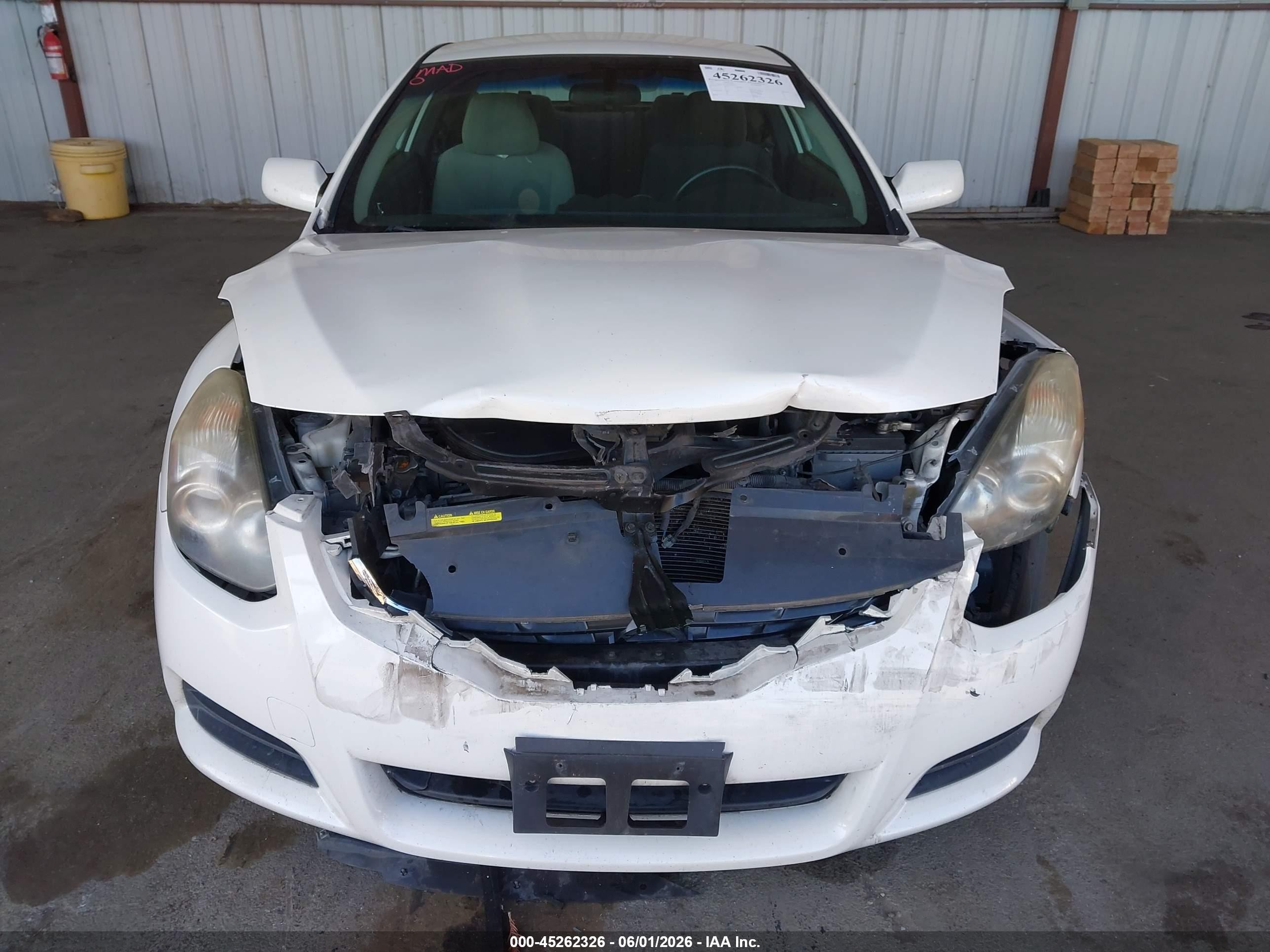 2013 Nissan Altima 2.5 S White vin: 1N4AL2EP2DC904438