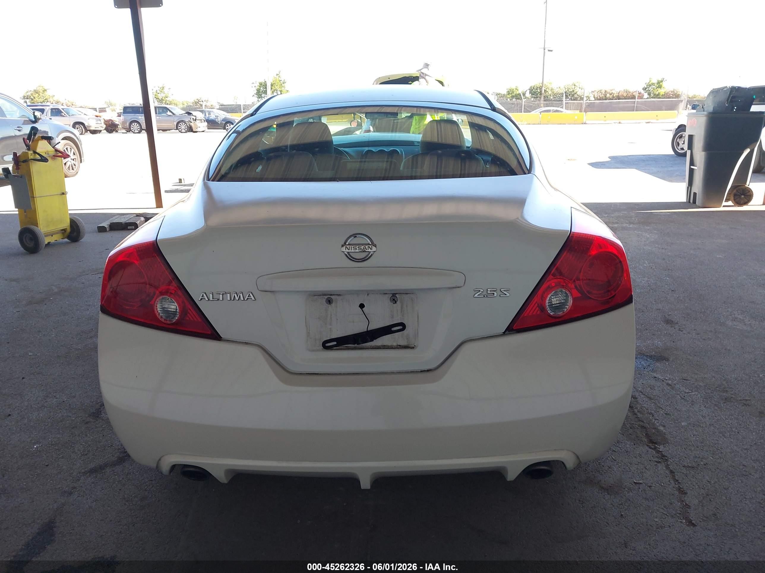 2013 Nissan Altima 2.5 S White vin: 1N4AL2EP2DC904438