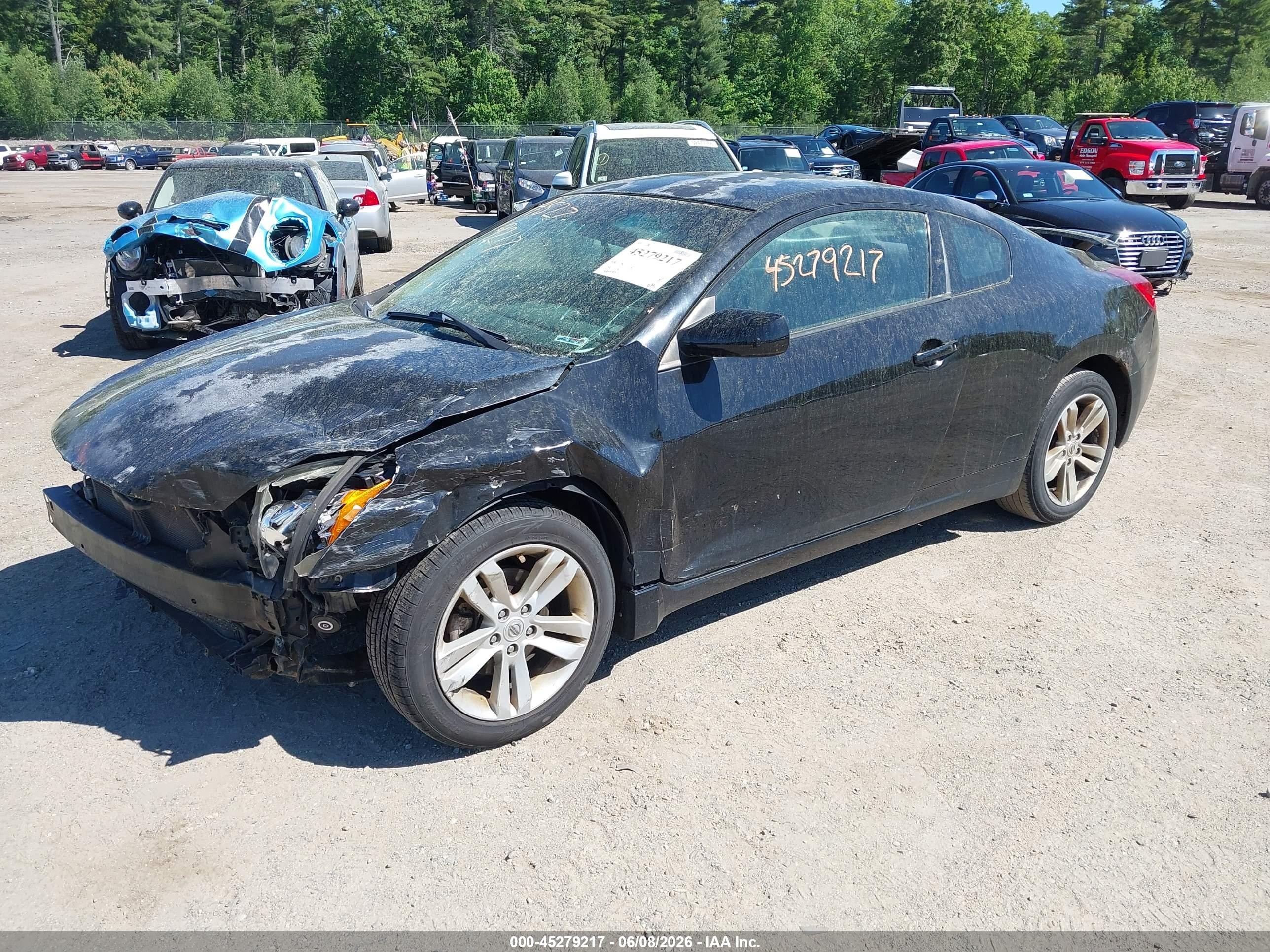 2010 Nissan Altima 2.5 S Black vin: 1N4AL2EP3AC117333