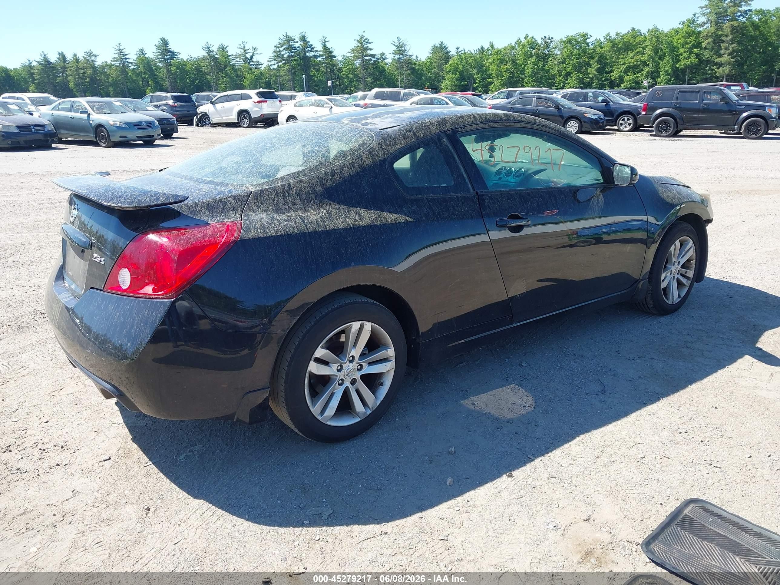 2010 Nissan Altima 2.5 S Black vin: 1N4AL2EP3AC117333