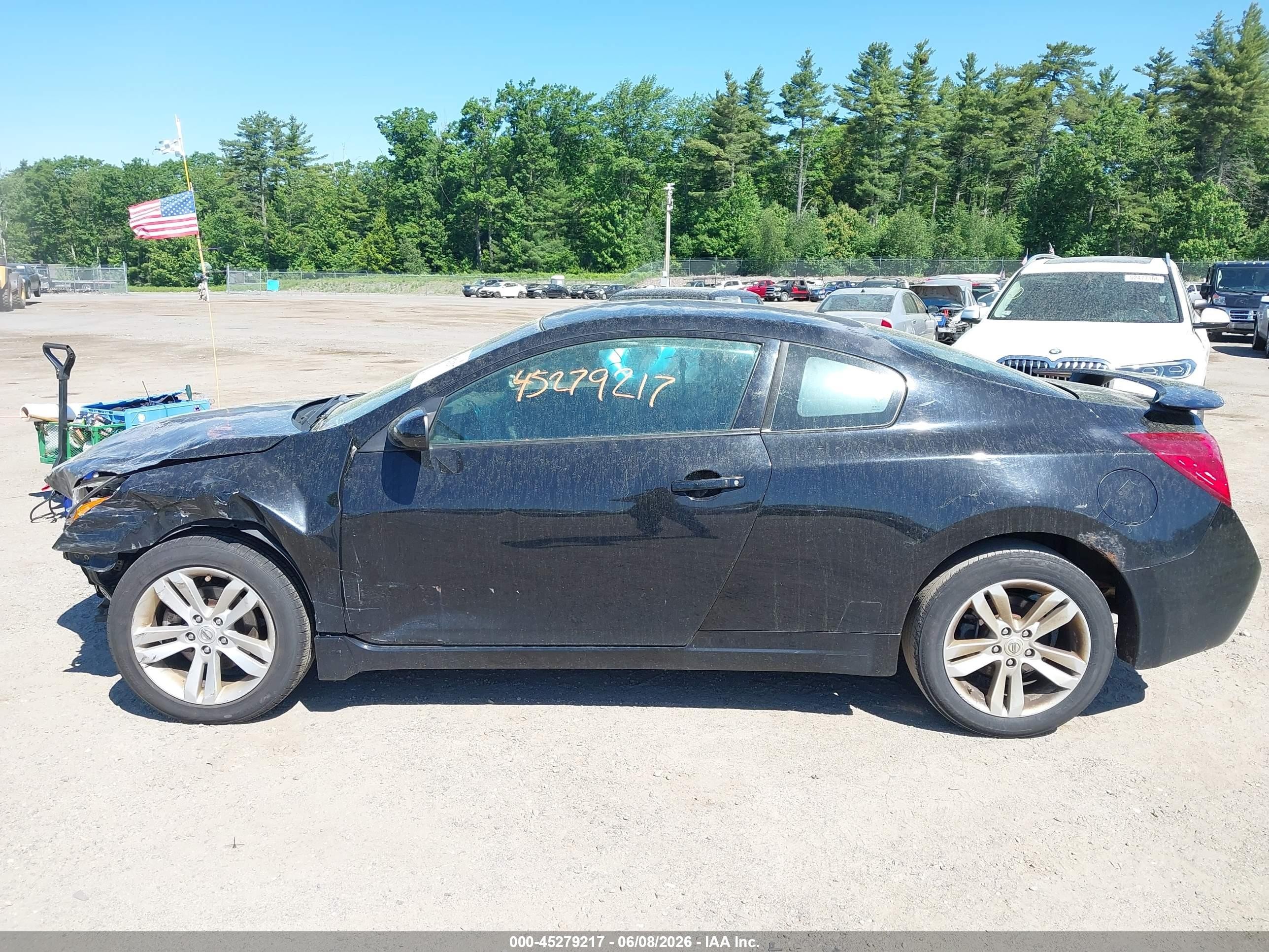 2010 Nissan Altima 2.5 S Black vin: 1N4AL2EP3AC117333