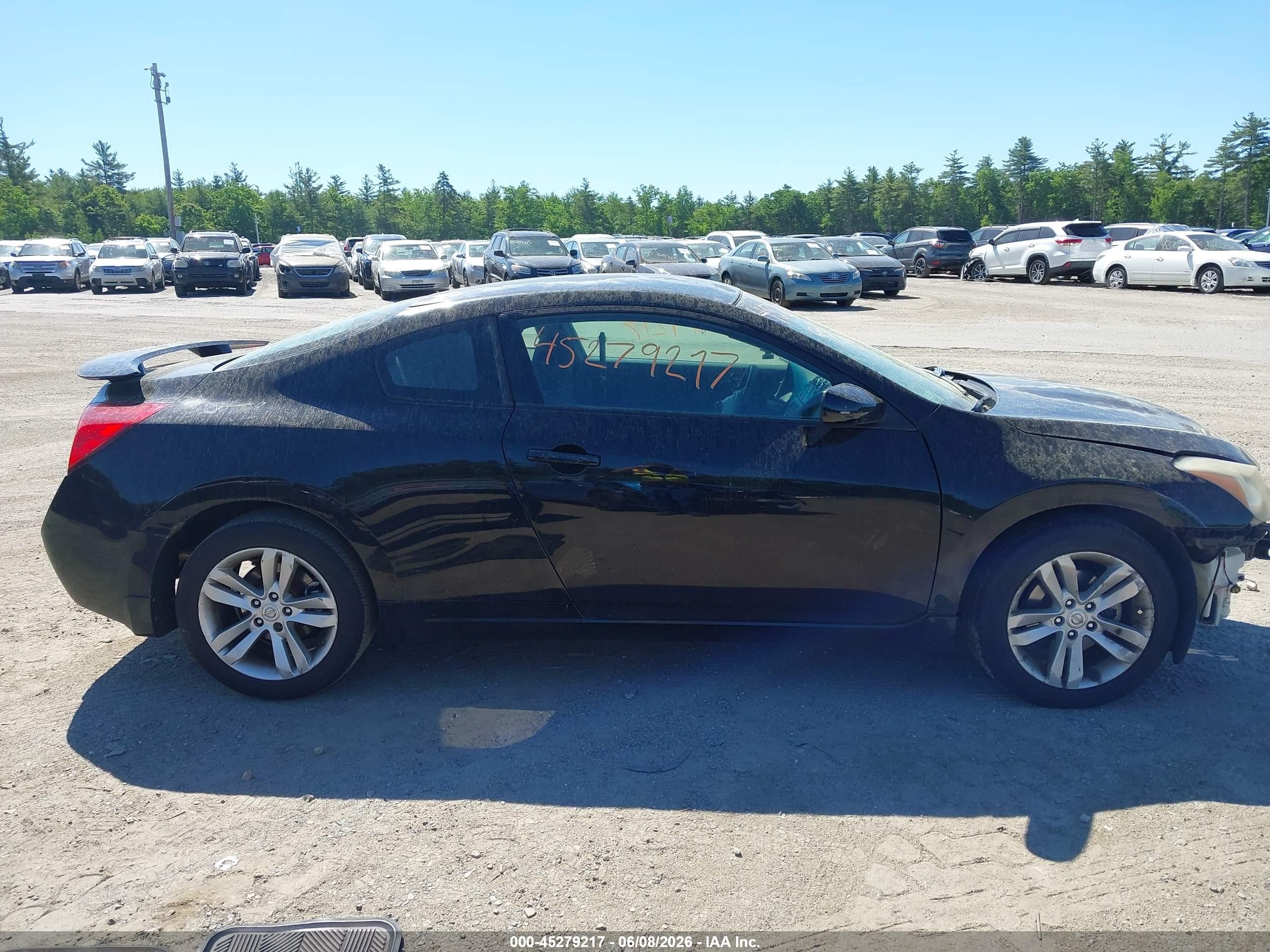 2010 Nissan Altima 2.5 S Black vin: 1N4AL2EP3AC117333