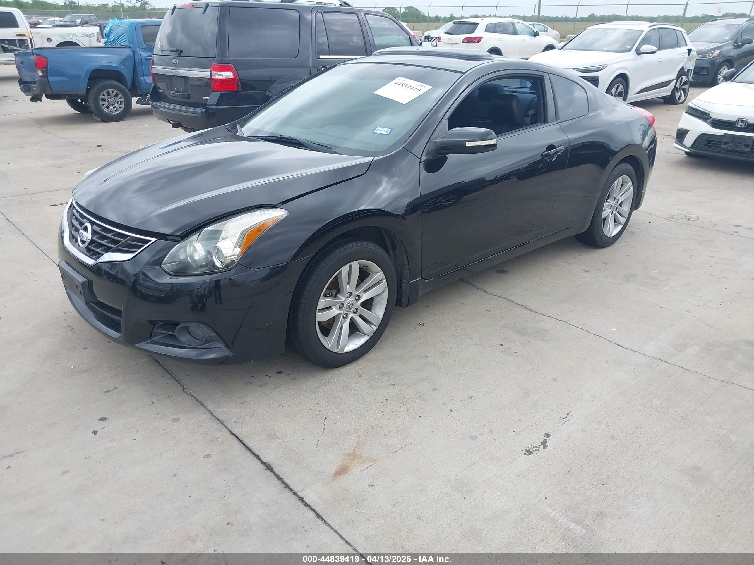 2010 Nissan Altima 2.5 S Черный vin: 1N4AL2EP3AC144533