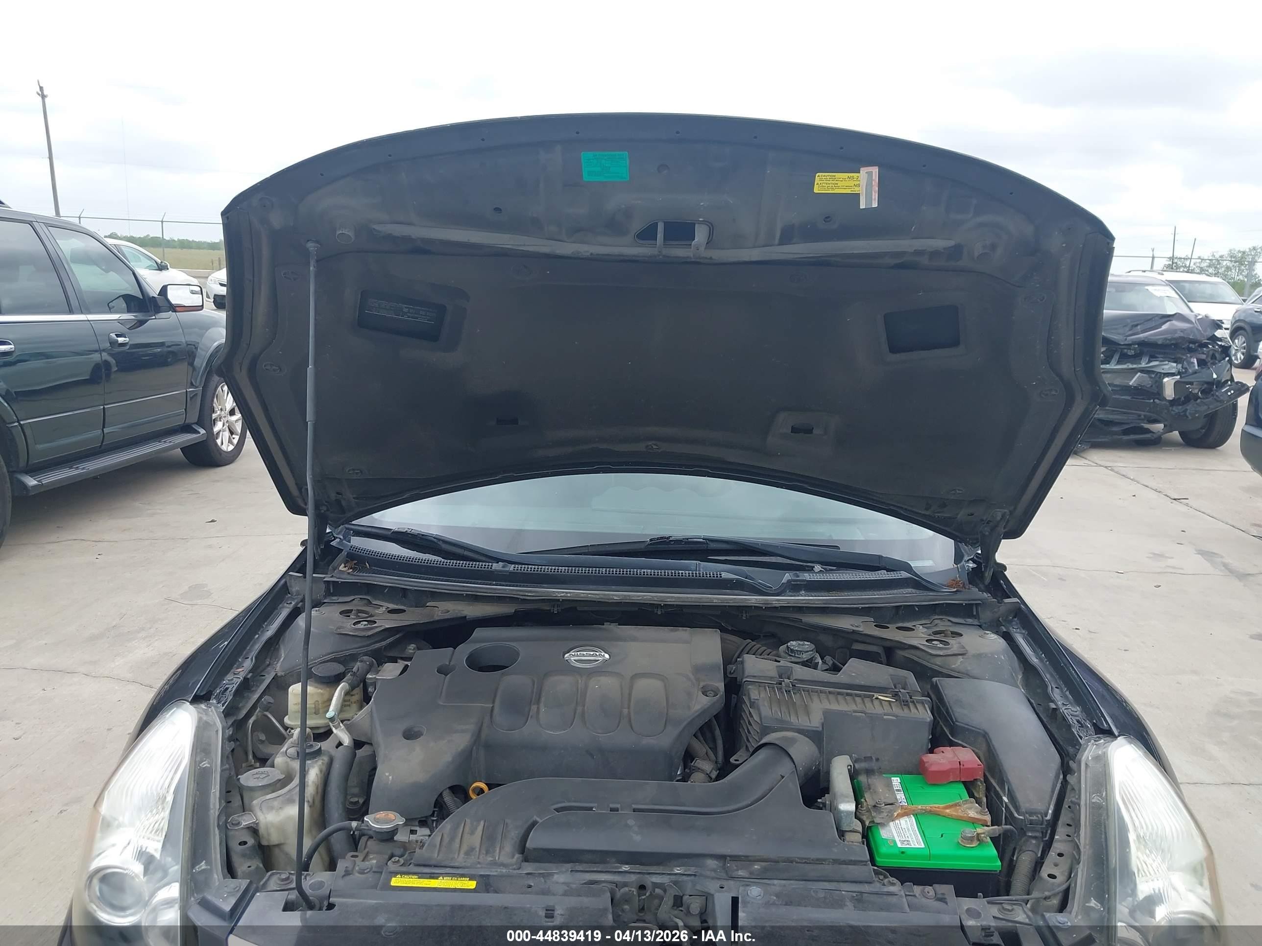 2010 Nissan Altima 2.5 S Черный vin: 1N4AL2EP3AC144533