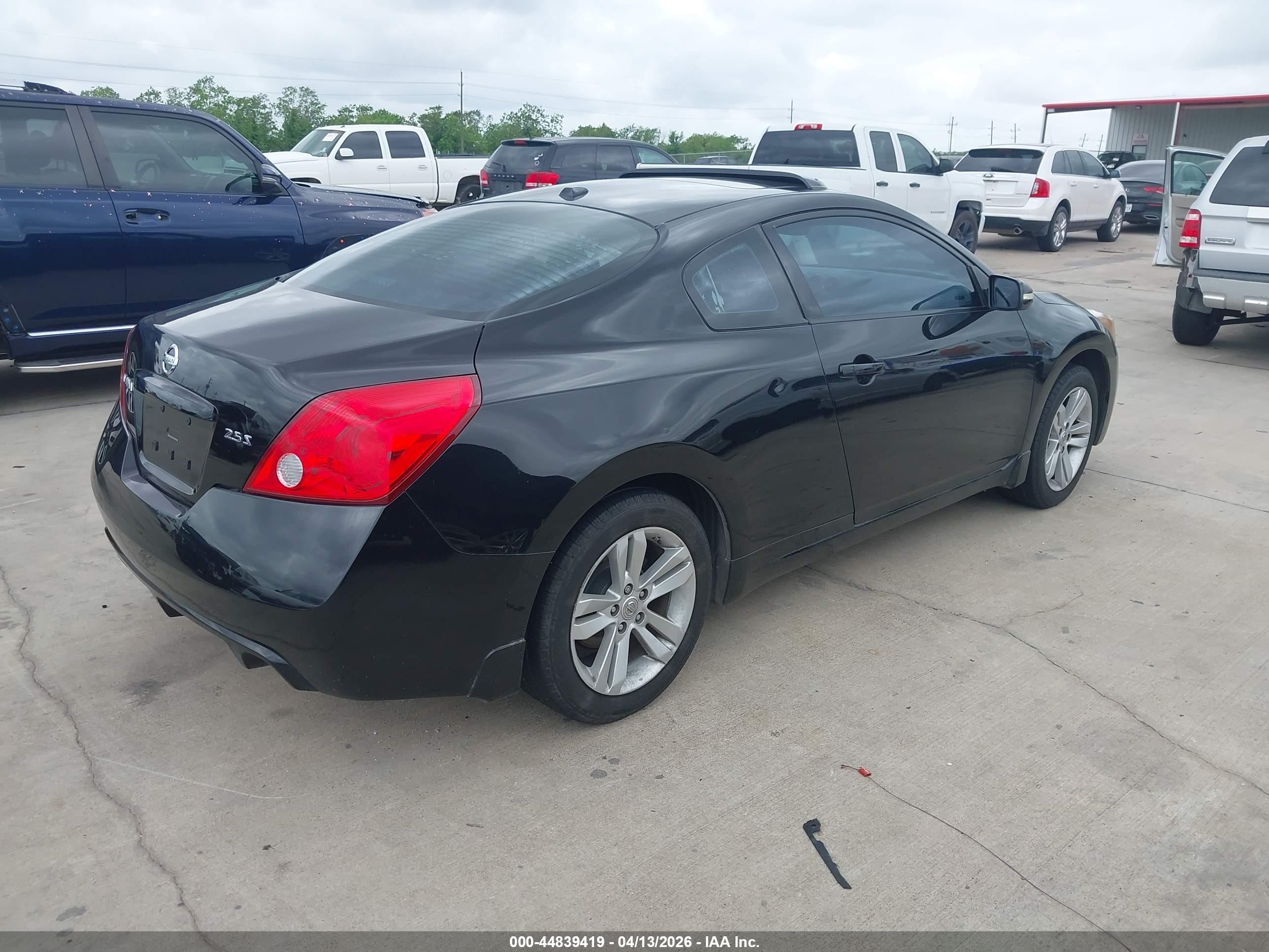 2010 Nissan Altima 2.5 S Черный vin: 1N4AL2EP3AC144533
