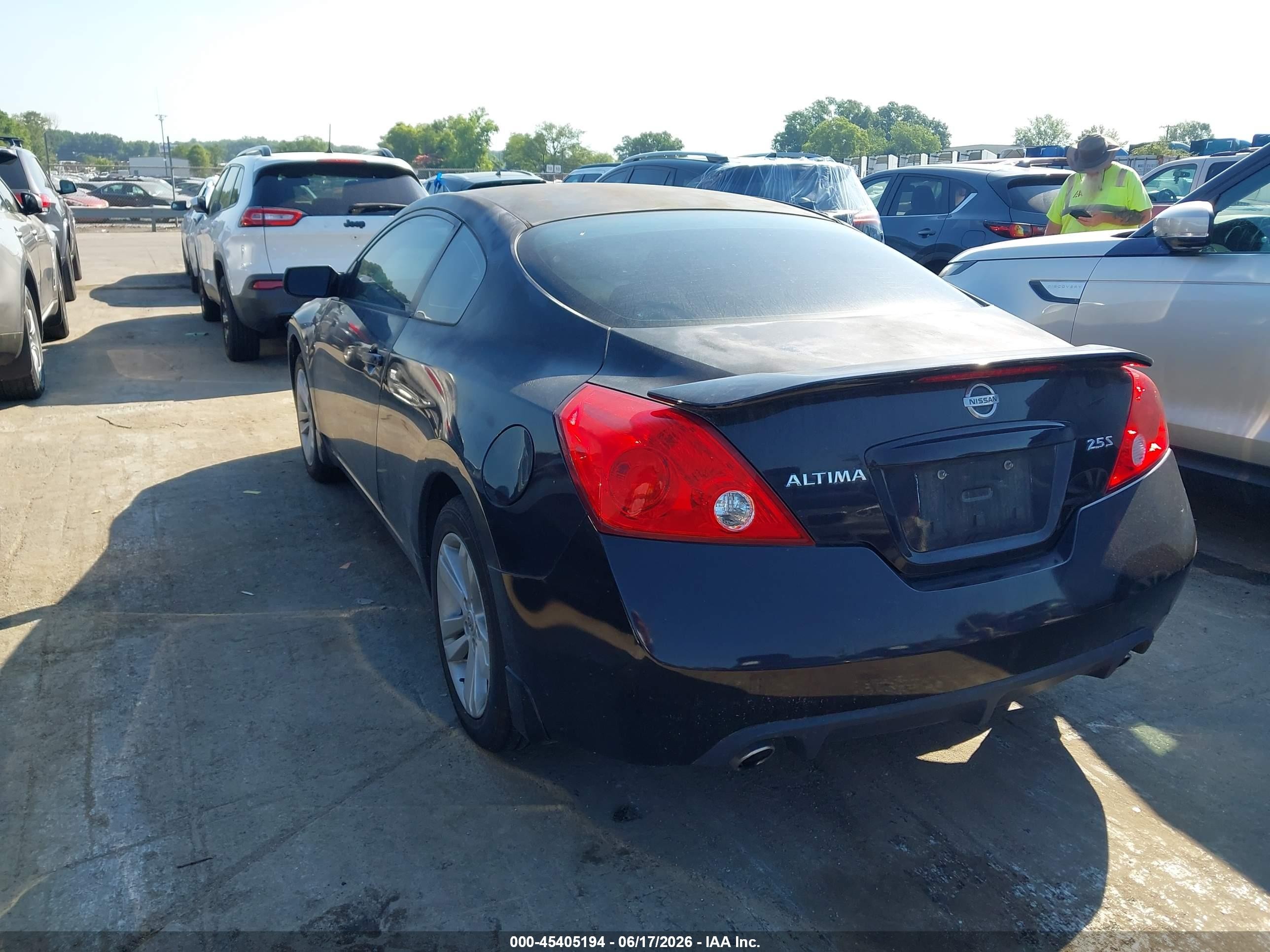 2011 Nissan Altima 2.5 S Black vin: 1N4AL2EP3BC126874
