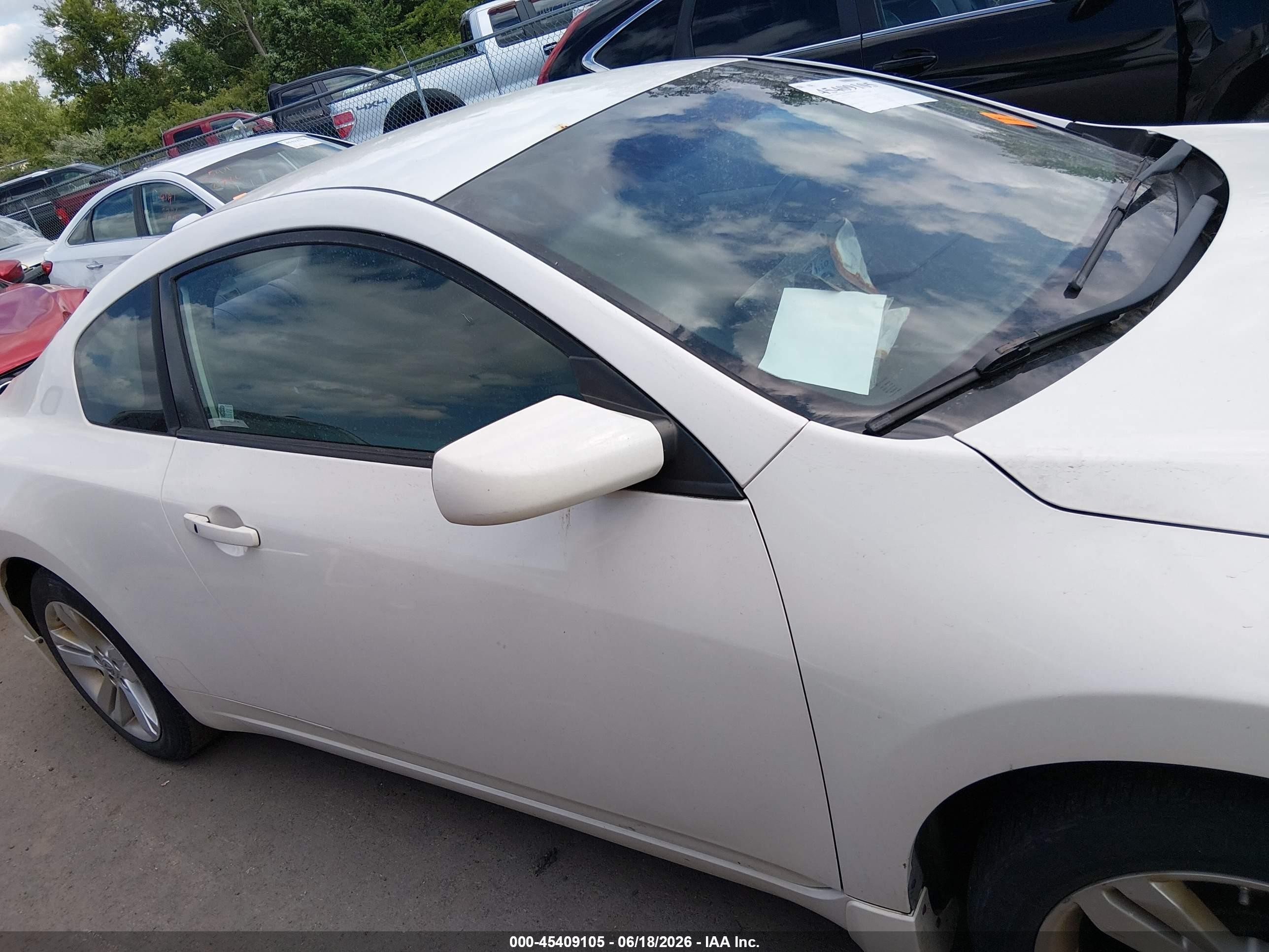 2011 Nissan Altima 2.5 S White vin: 1N4AL2EP3BC172155