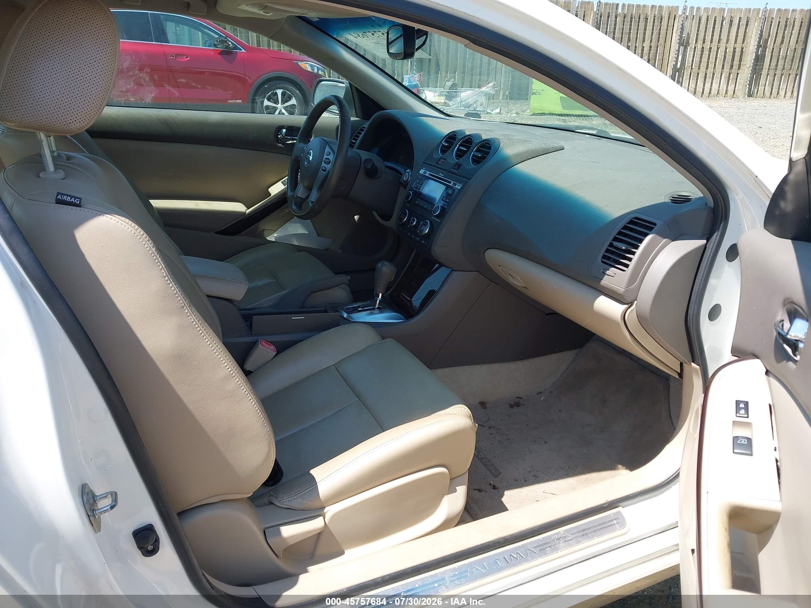 2012 Nissan Altima 2.5 S White vin: 1N4AL2EP3CC111230