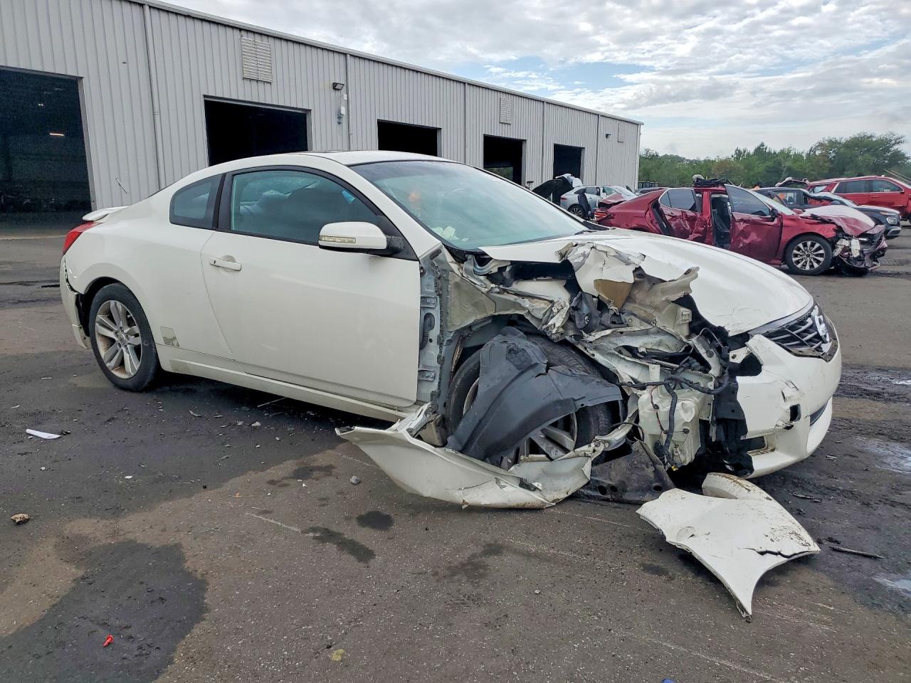 2012 Nissan Altima S White vin: 1N4AL2EP3CC129887
