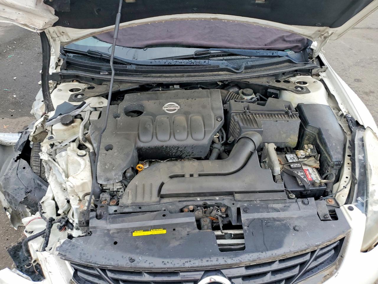 2012 Nissan Altima S White vin: 1N4AL2EP3CC129887