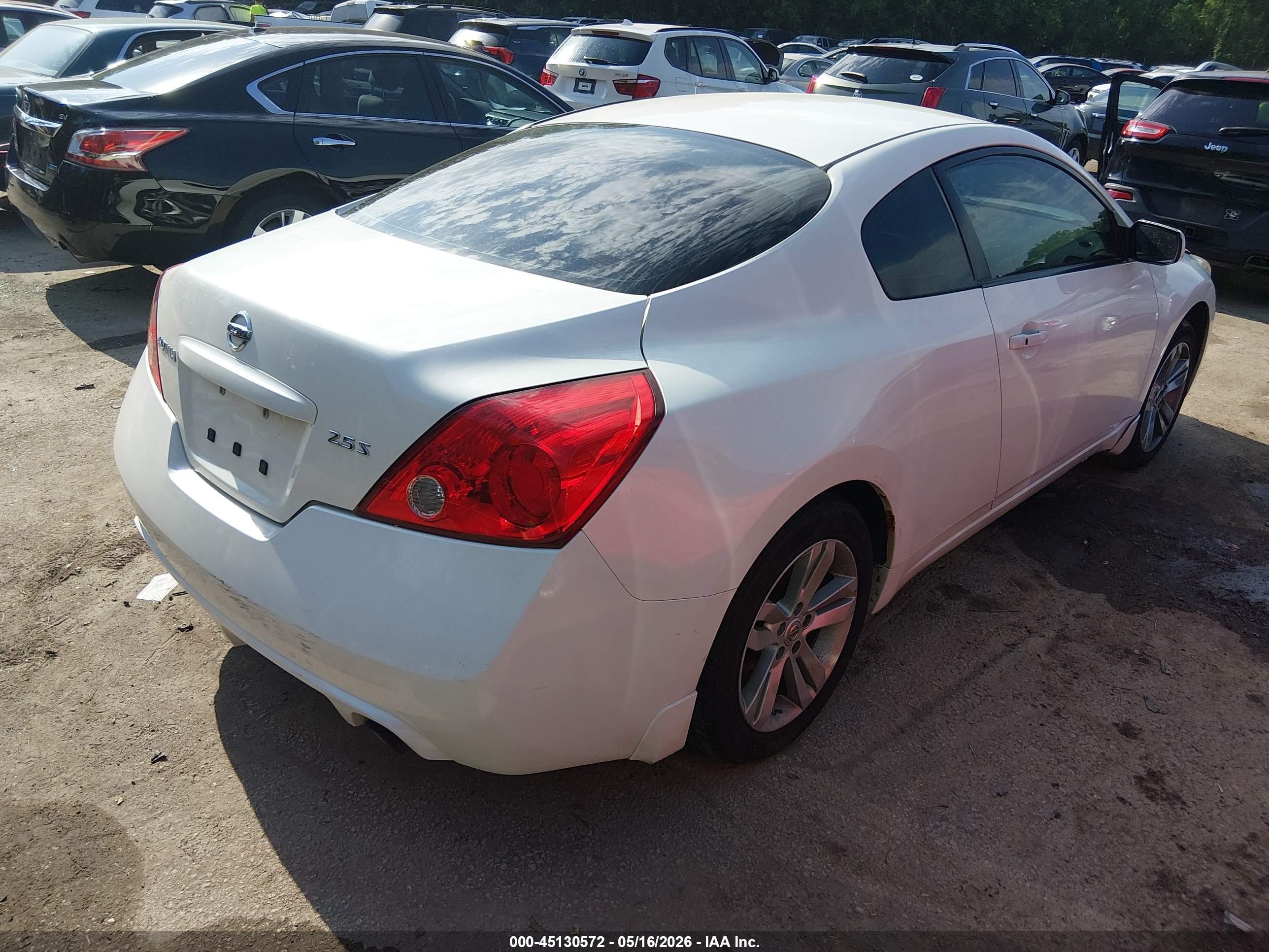 2012 Nissan Altima 2.5 S White vin: 1N4AL2EP3CC261368
