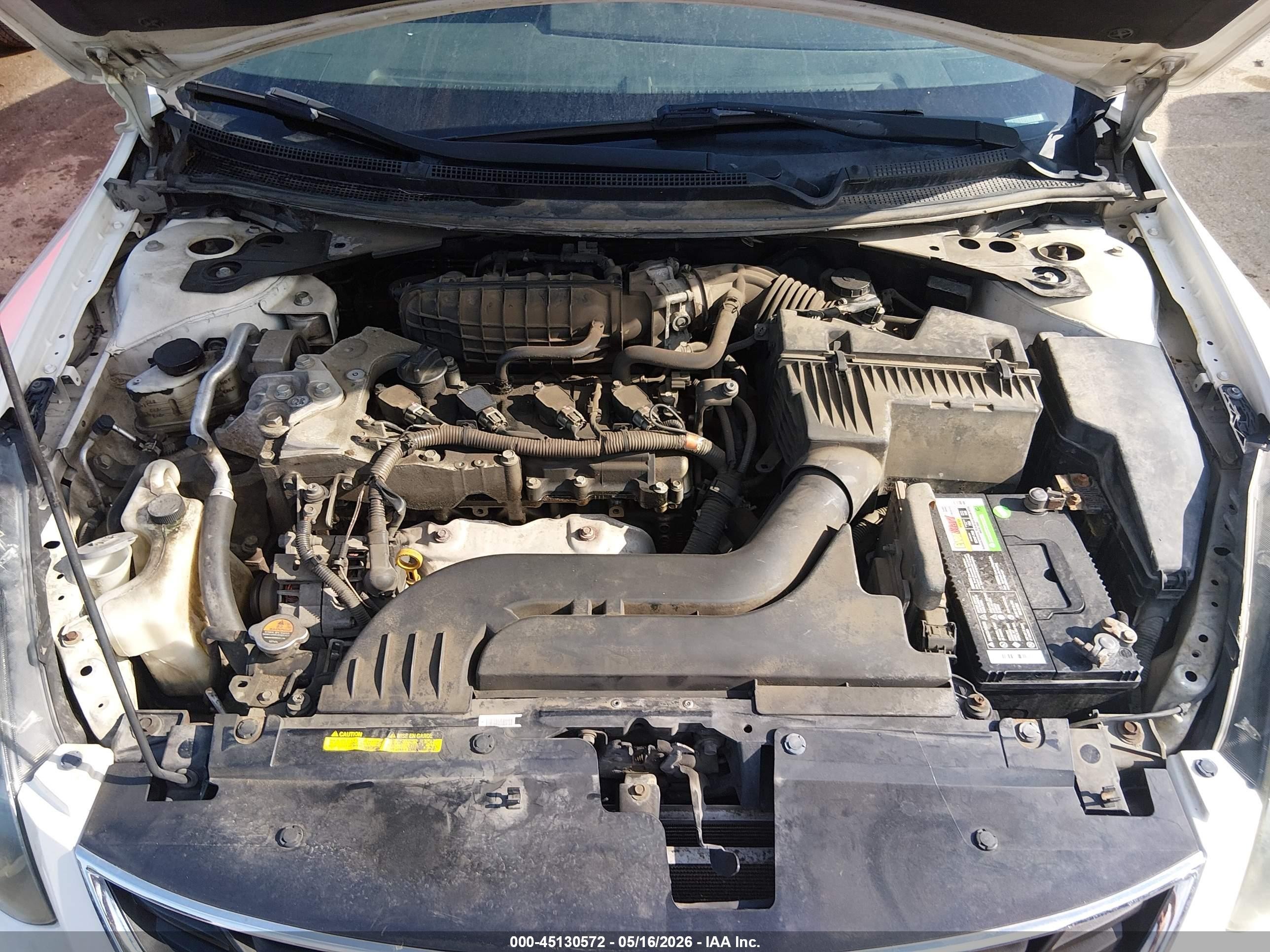 2012 Nissan Altima 2.5 S White vin: 1N4AL2EP3CC261368