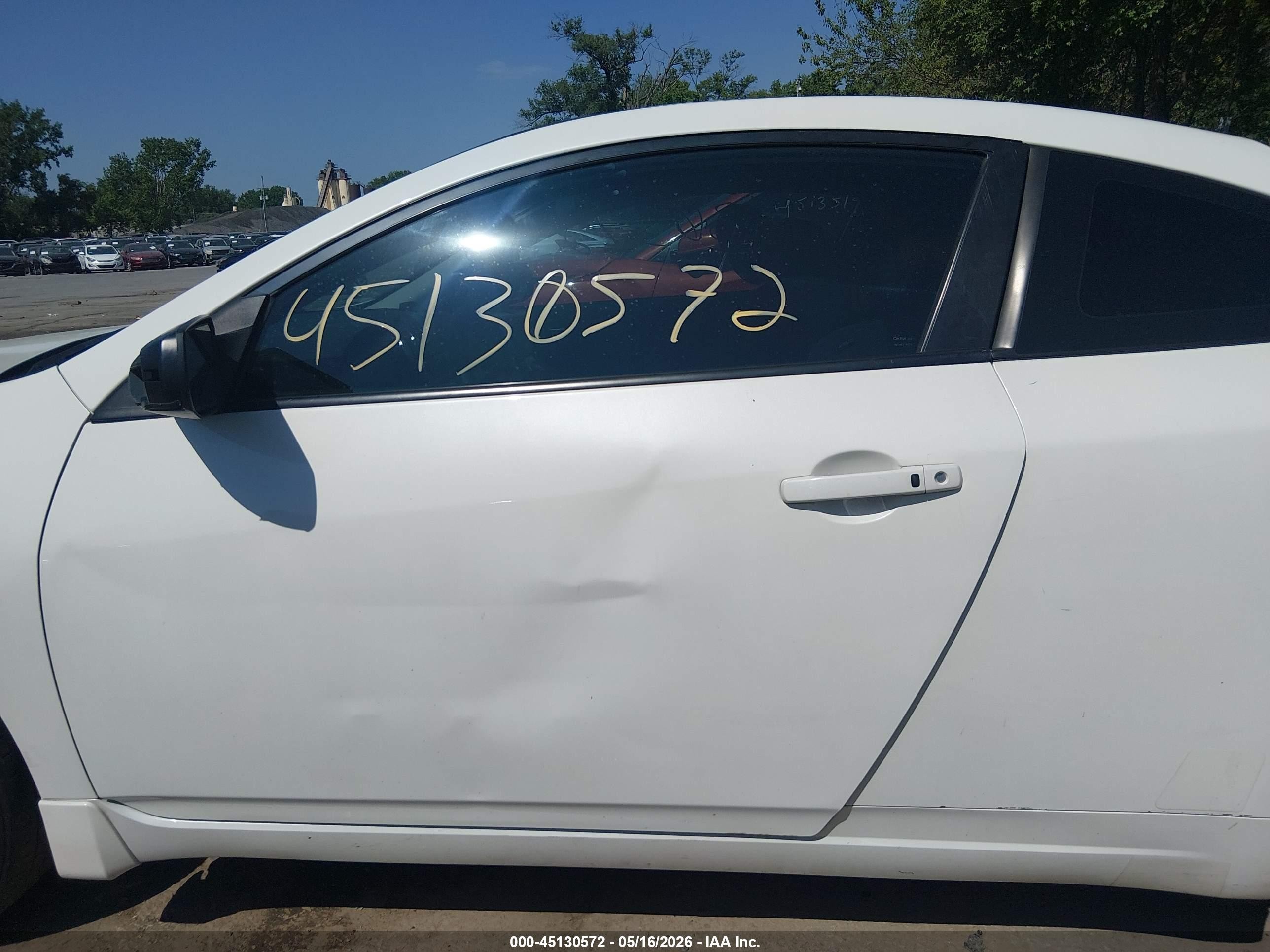 2012 Nissan Altima 2.5 S White vin: 1N4AL2EP3CC261368