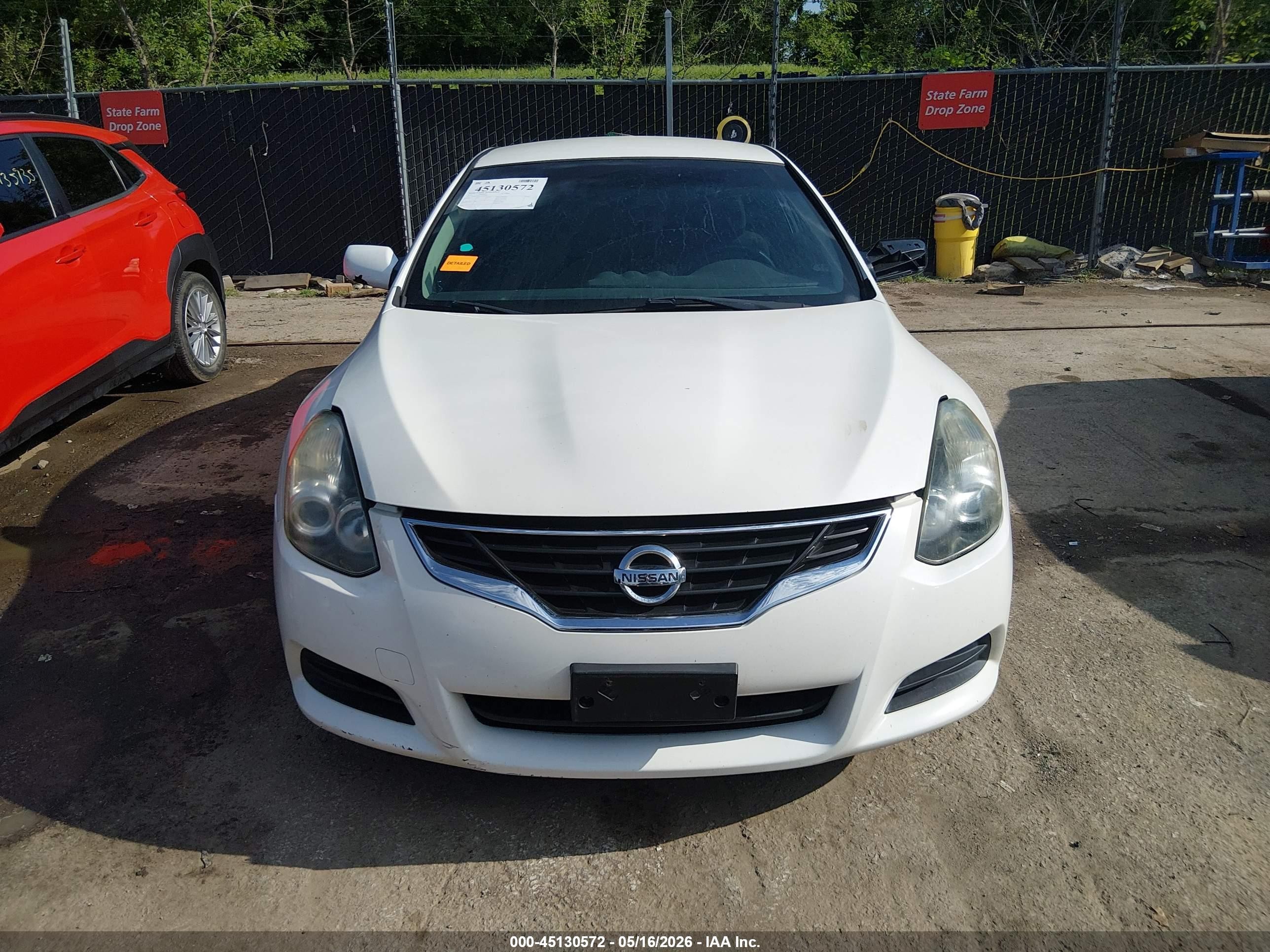 2012 Nissan Altima 2.5 S White vin: 1N4AL2EP3CC261368