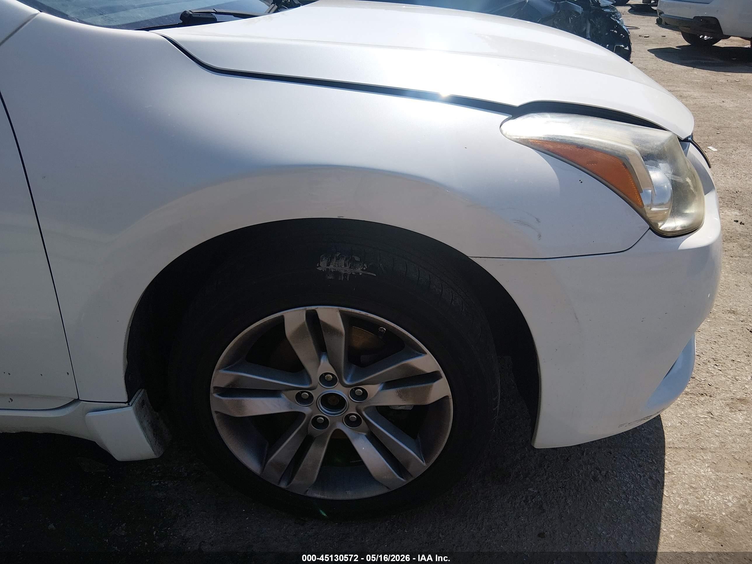 2012 Nissan Altima 2.5 S White vin: 1N4AL2EP3CC261368