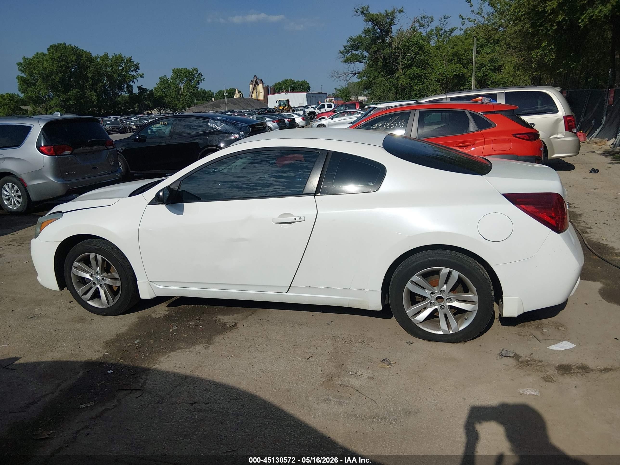 2012 Nissan Altima 2.5 S White vin: 1N4AL2EP3CC261368
