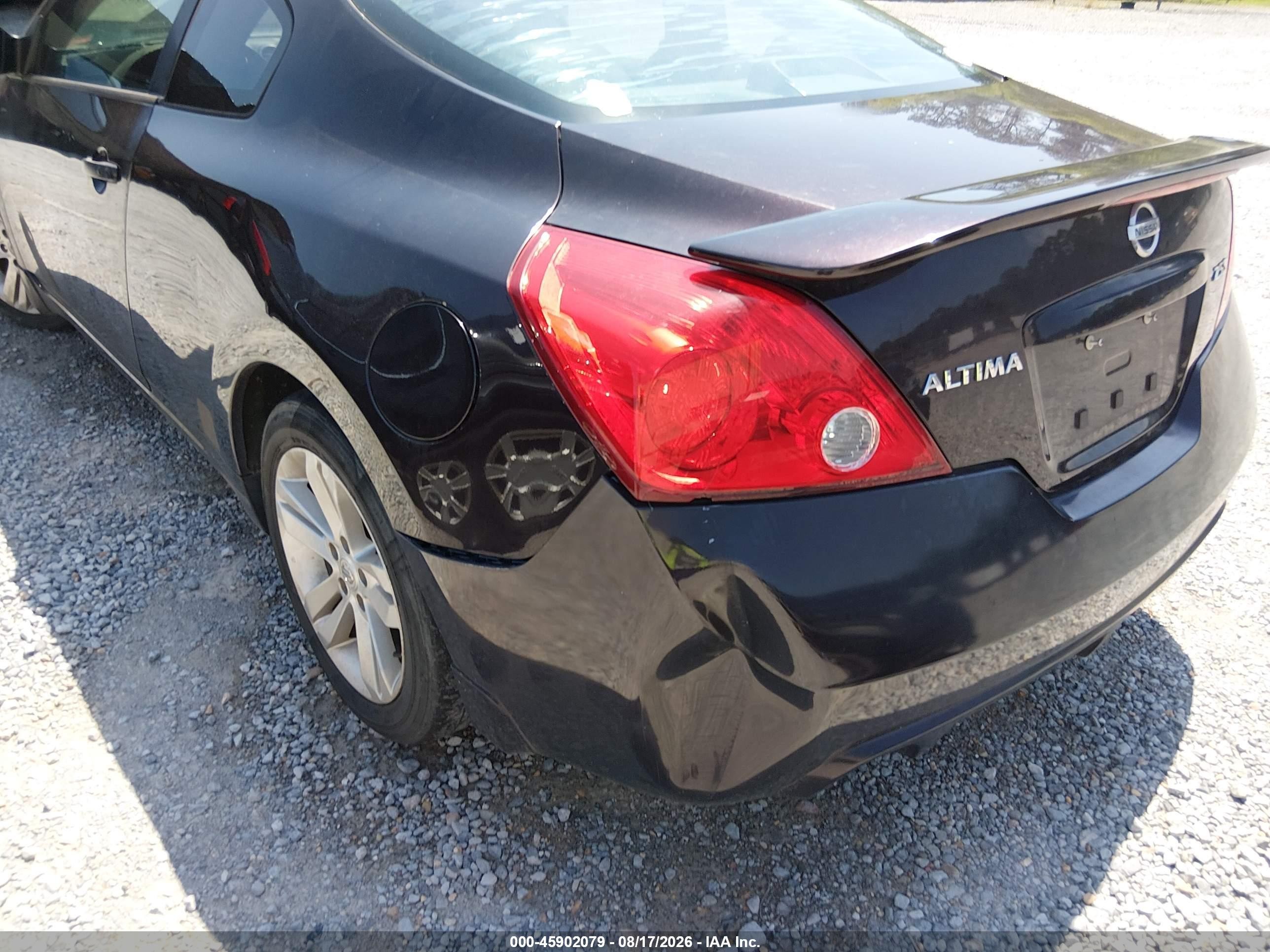 2013 Nissan Altima 2.5 S Black vin: 1N4AL2EP3DC126148