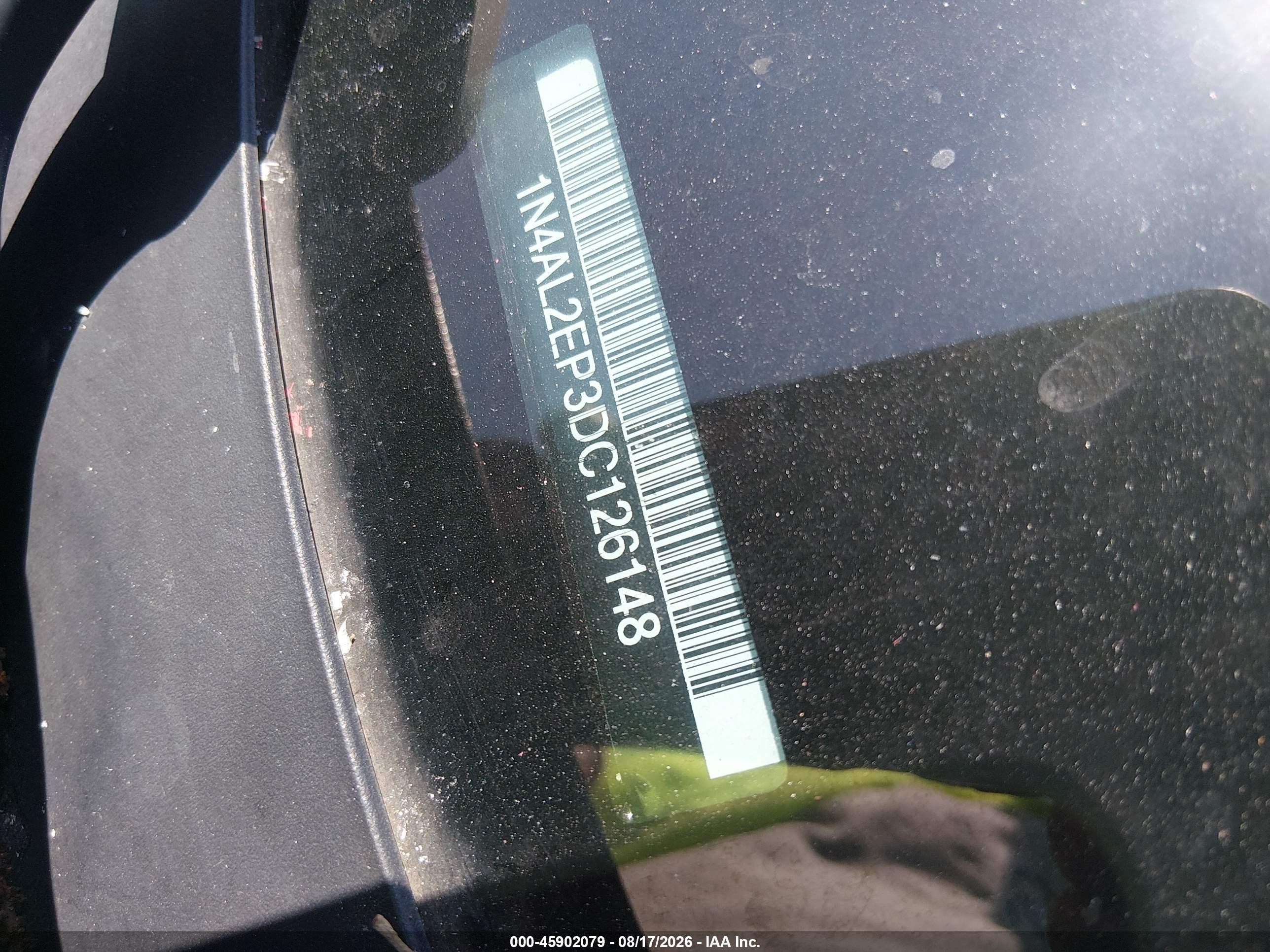 2013 Nissan Altima 2.5 S Black vin: 1N4AL2EP3DC126148