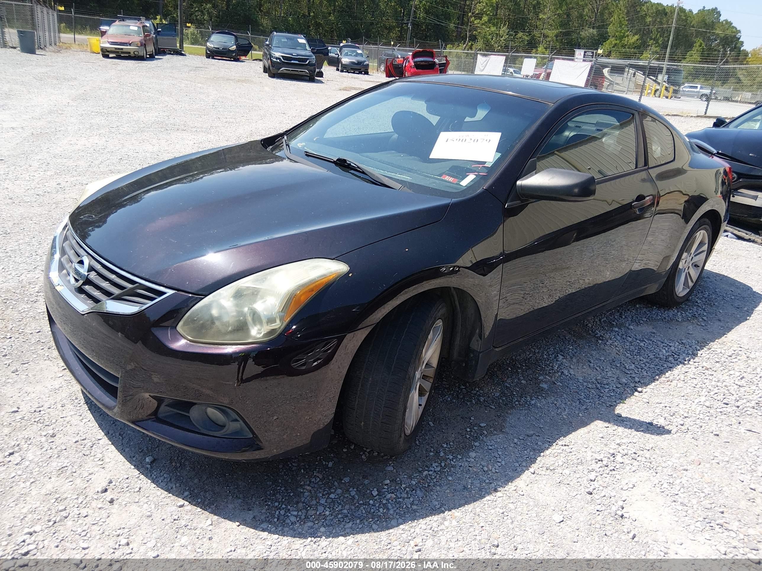 2013 Nissan Altima 2.5 S Black vin: 1N4AL2EP3DC126148