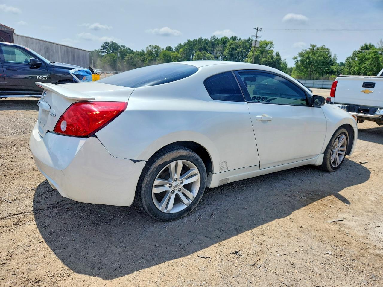 2013 Nissan Altima S White vin: 1N4AL2EP3DC194921