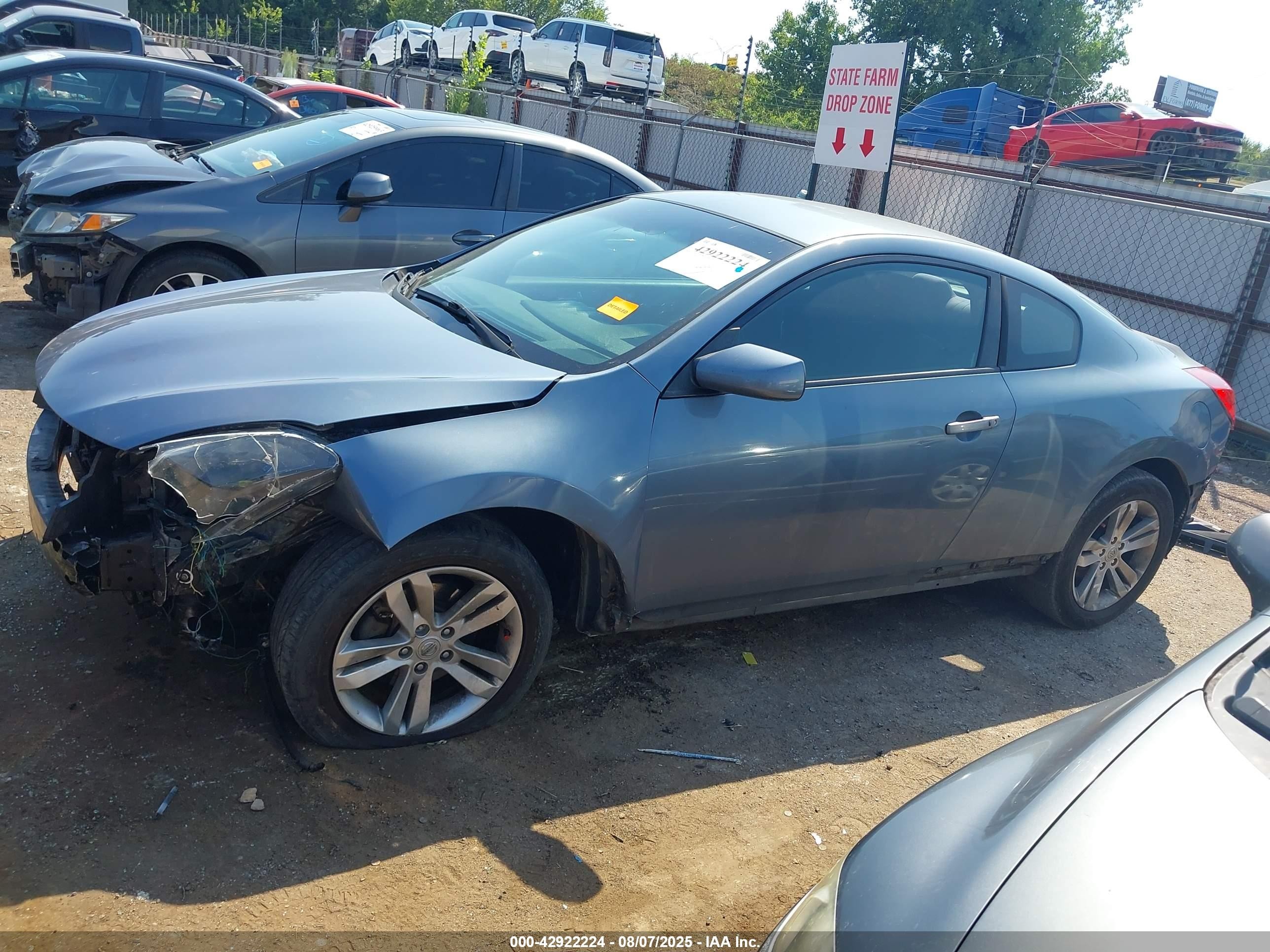2010 Nissan Altima 2.5 S Blue vin: 1N4AL2EP4AC124100