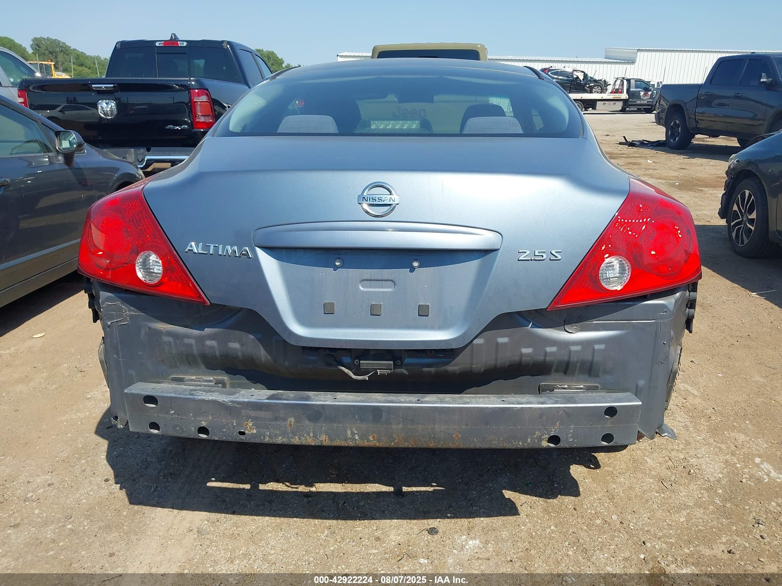 2010 Nissan Altima 2.5 S Blue vin: 1N4AL2EP4AC124100
