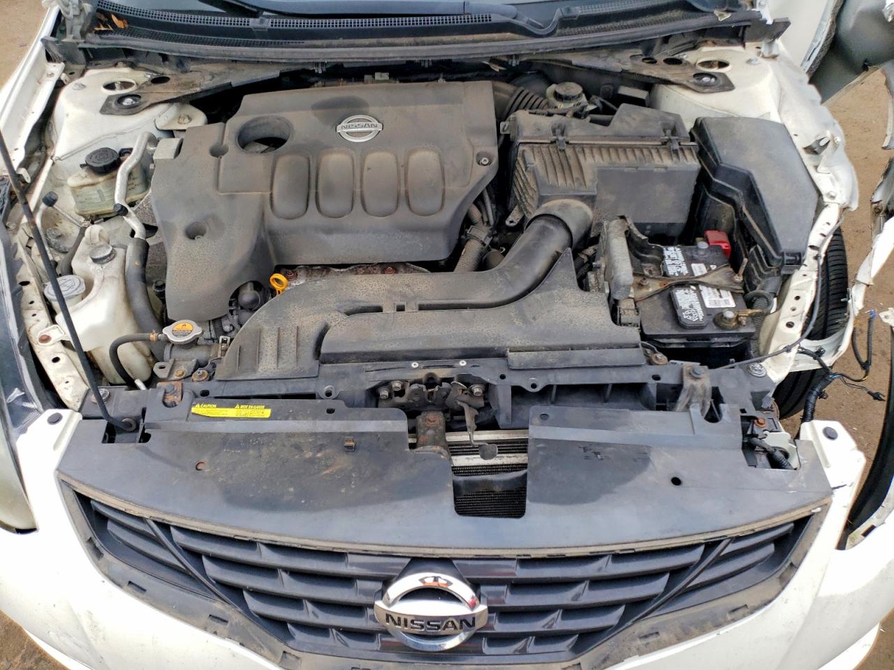 2010 Nissan Altima S White vin: 1N4AL2EP4AC189223